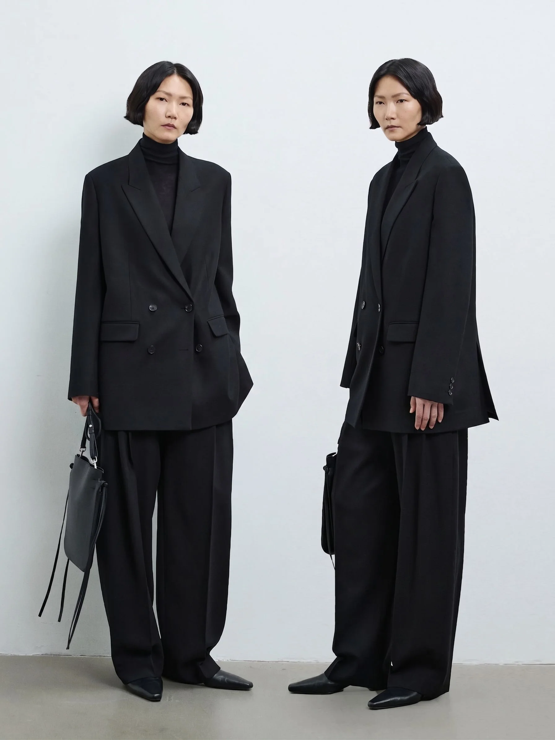 Double-Breasted Wool Blazer - Image 3
