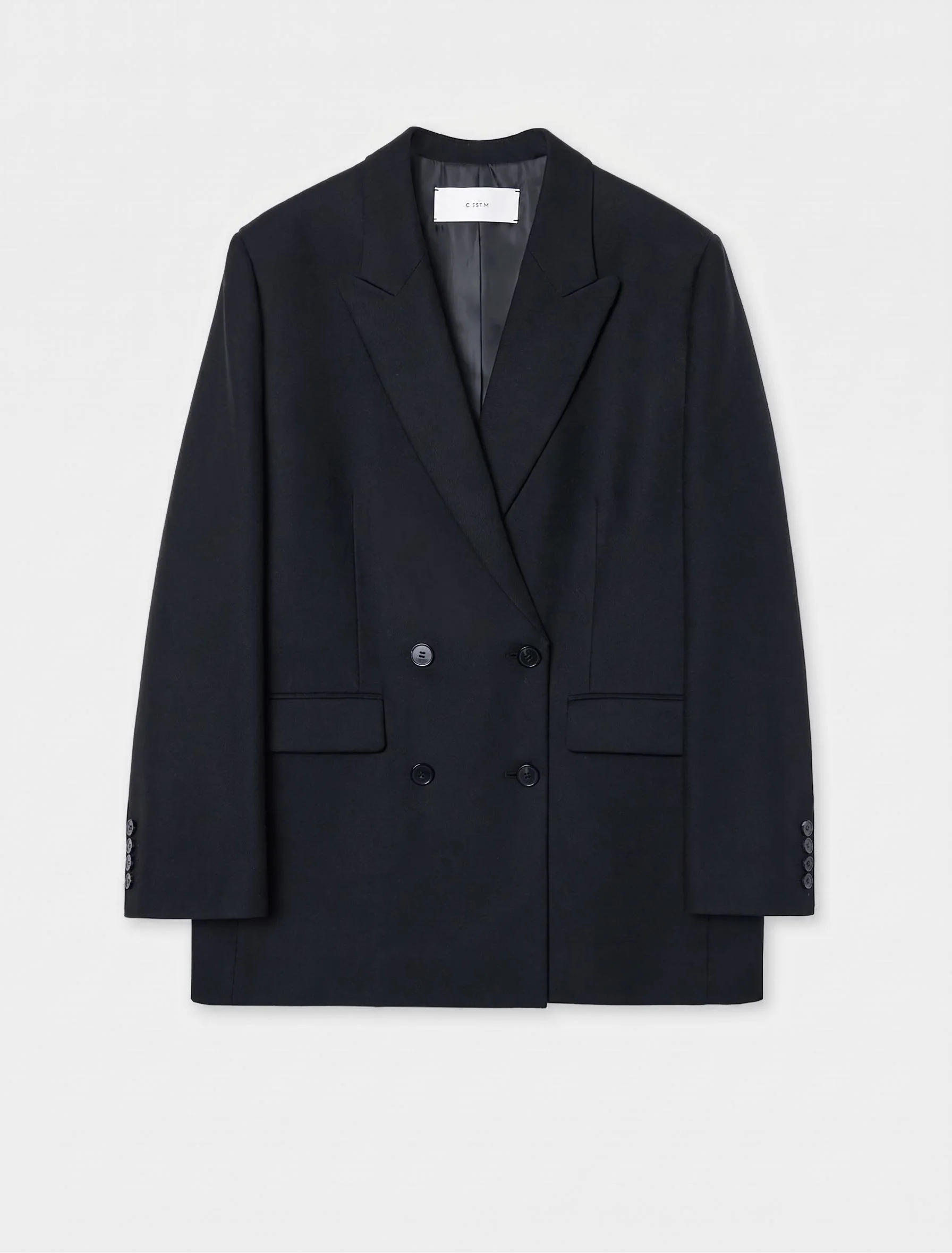 Double-Breasted Wool Blazer - Image 8