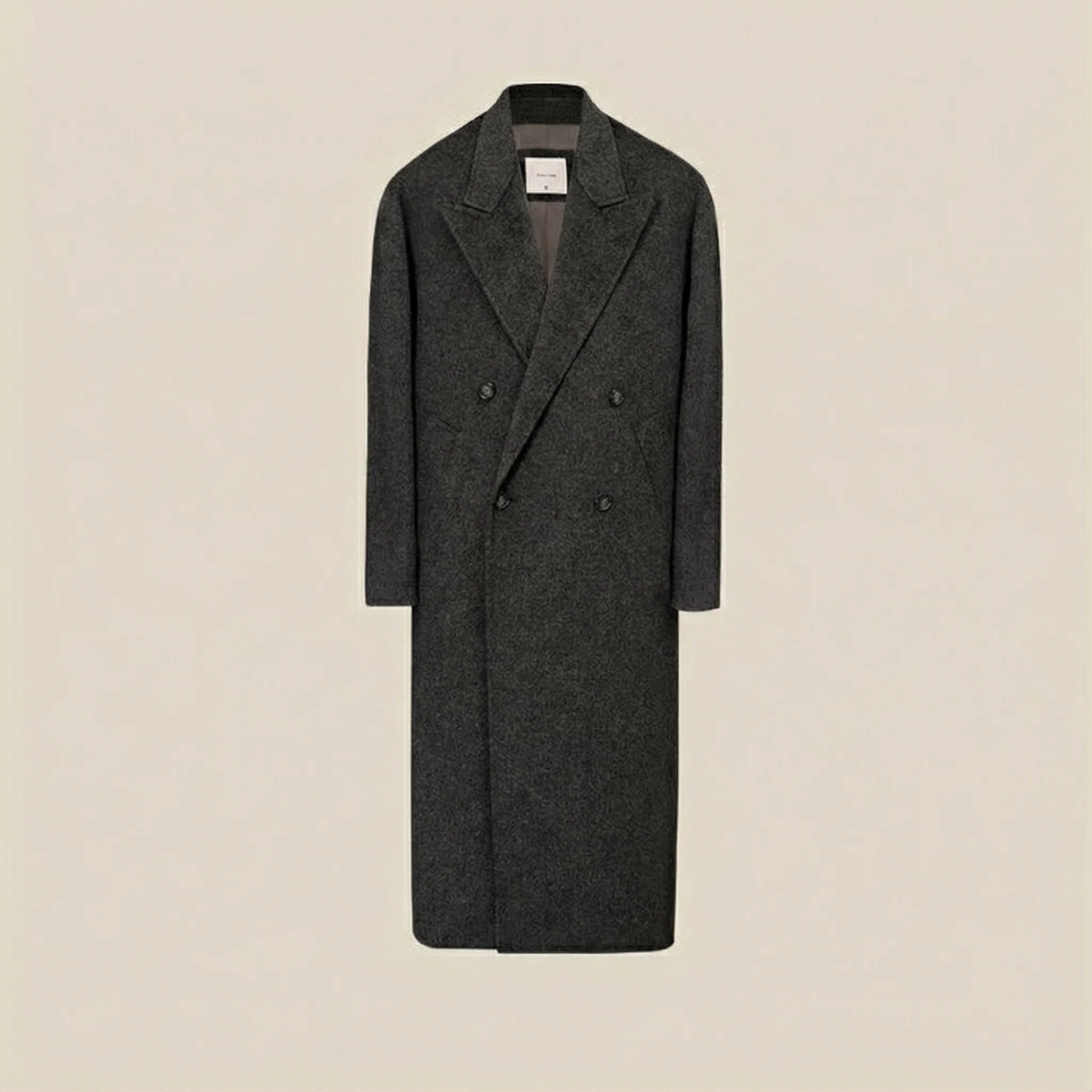 Double-Breasted Wool Overcoat - Image 8