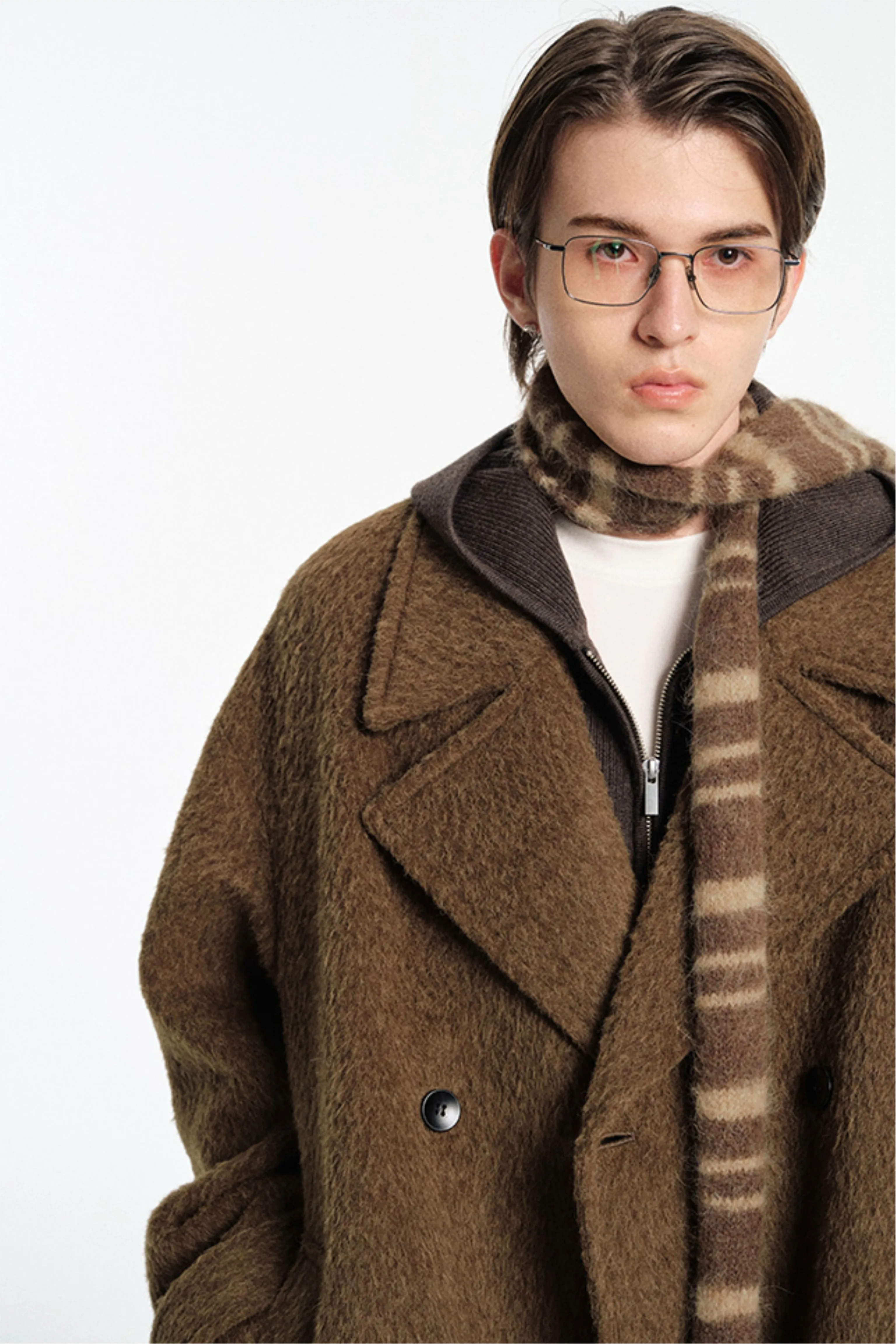 Double-Breasted Wool Overcoat - Image 7