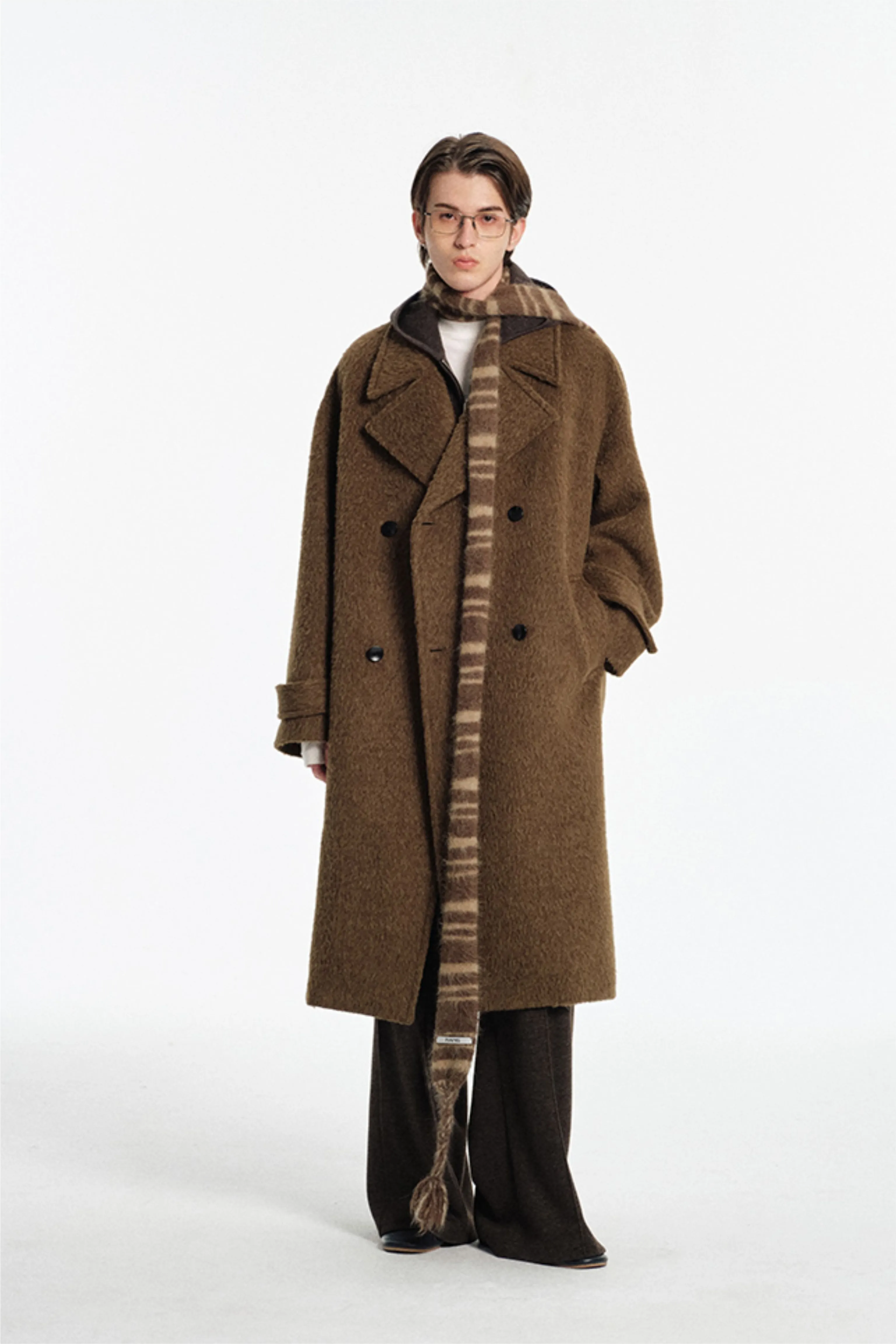 Double-Breasted Wool Overcoat - Image 8