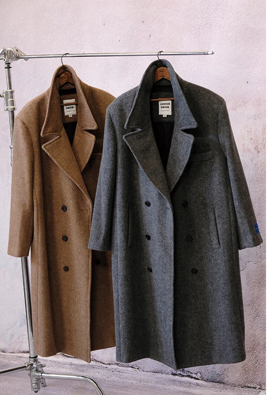 Double-Breasted Wool Overcoat - Image 4