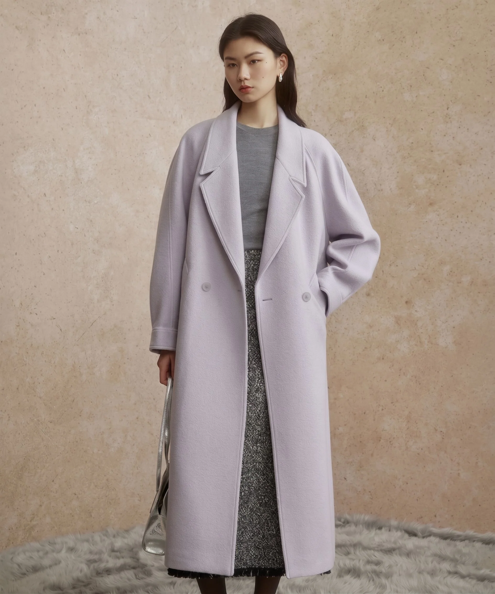 Double-Breasted Wool Overcoat - Image 3