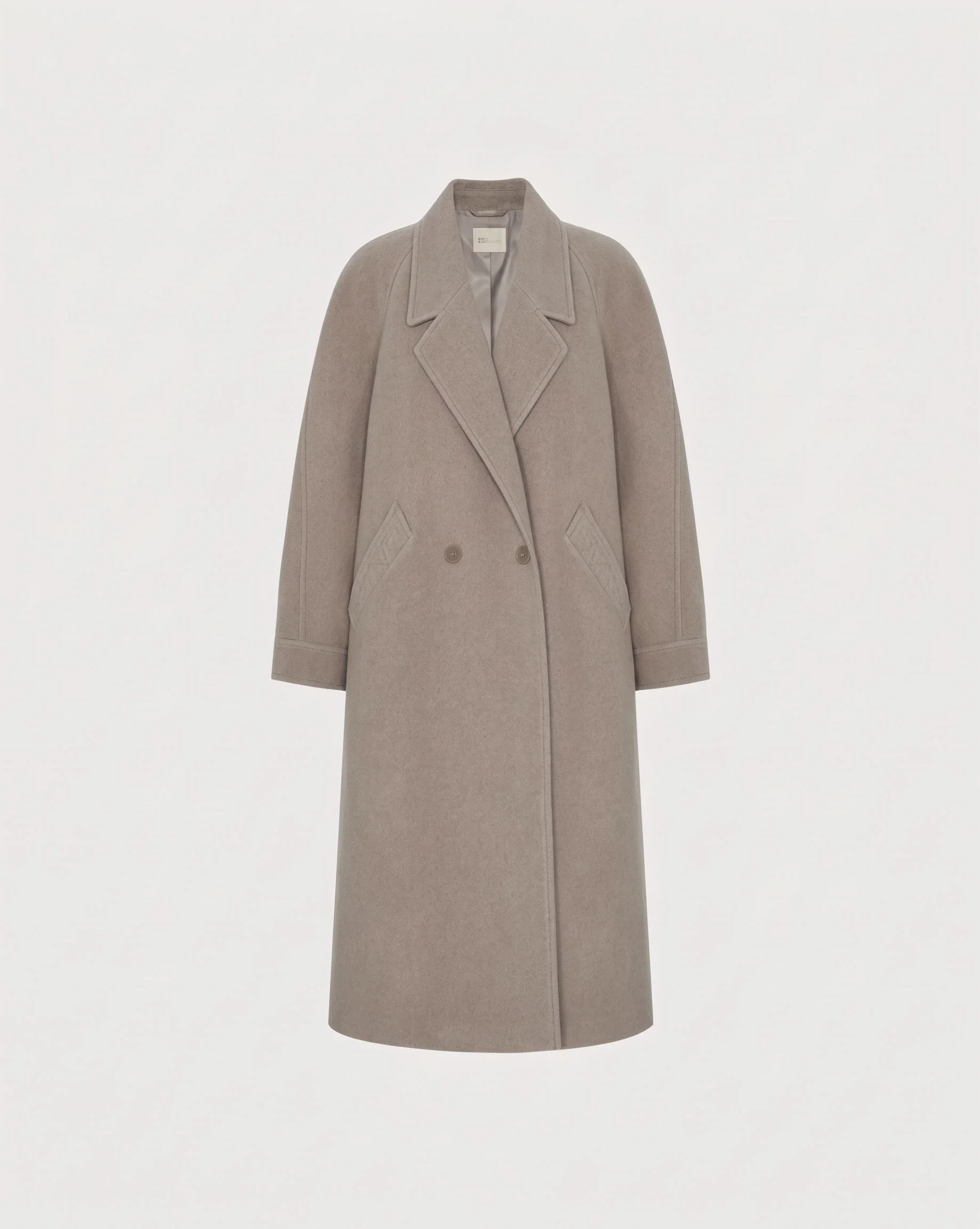 Double-Breasted Wool Overcoat - Image 4