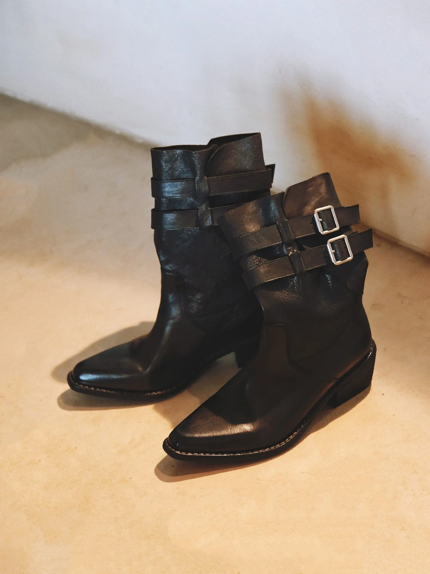 Double Buckle Ankle Boots - Image 9
