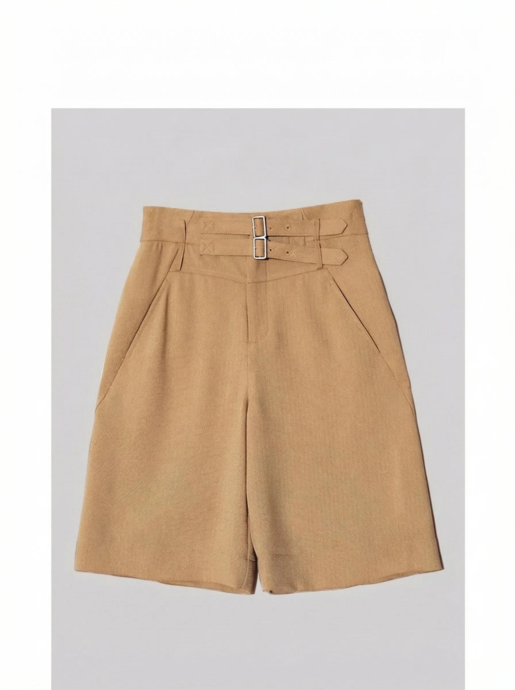 Double-Buckle Bermuda Shorts - Image 4