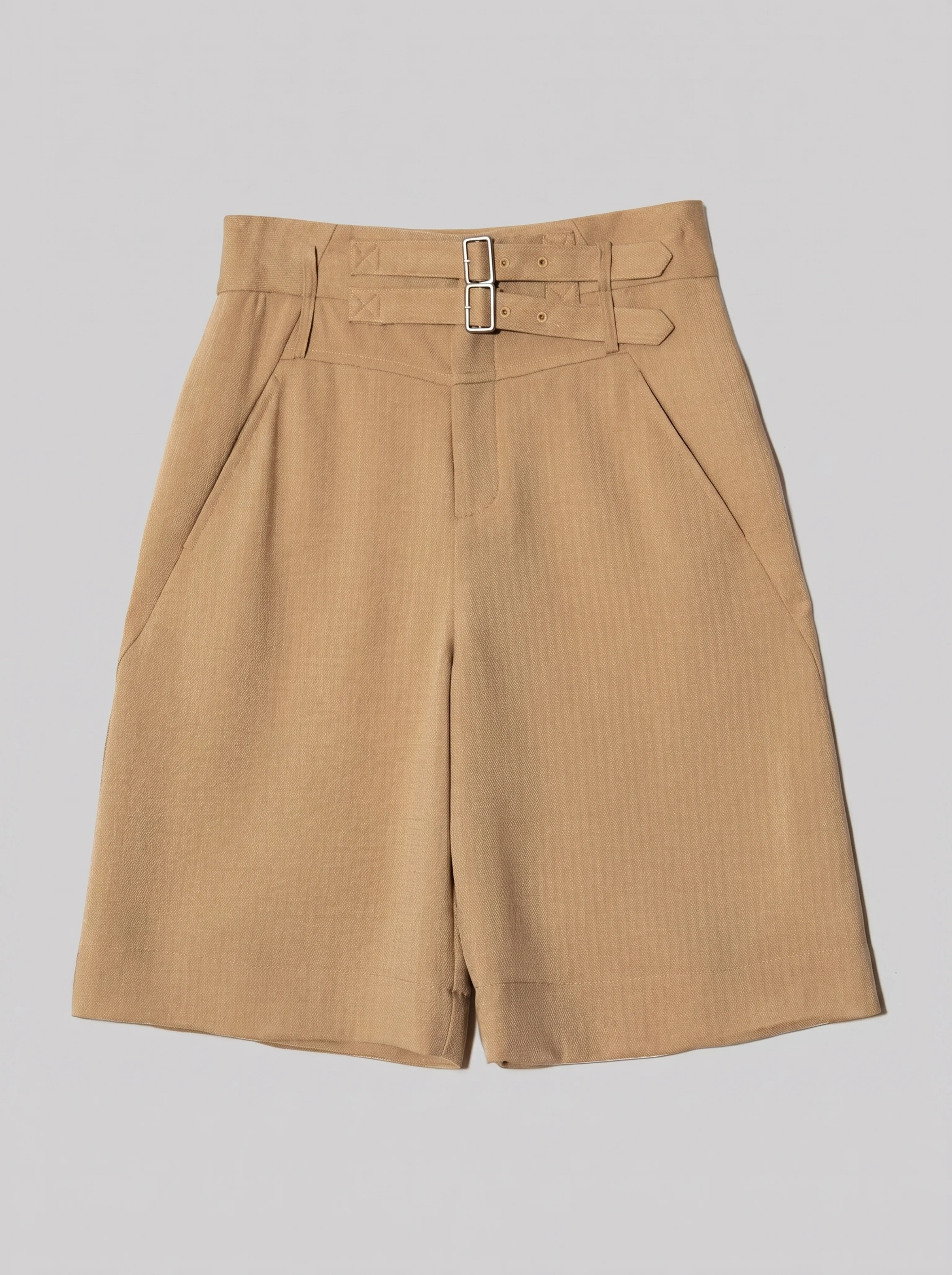 Double-Buckle Bermuda Shorts - Image 5
