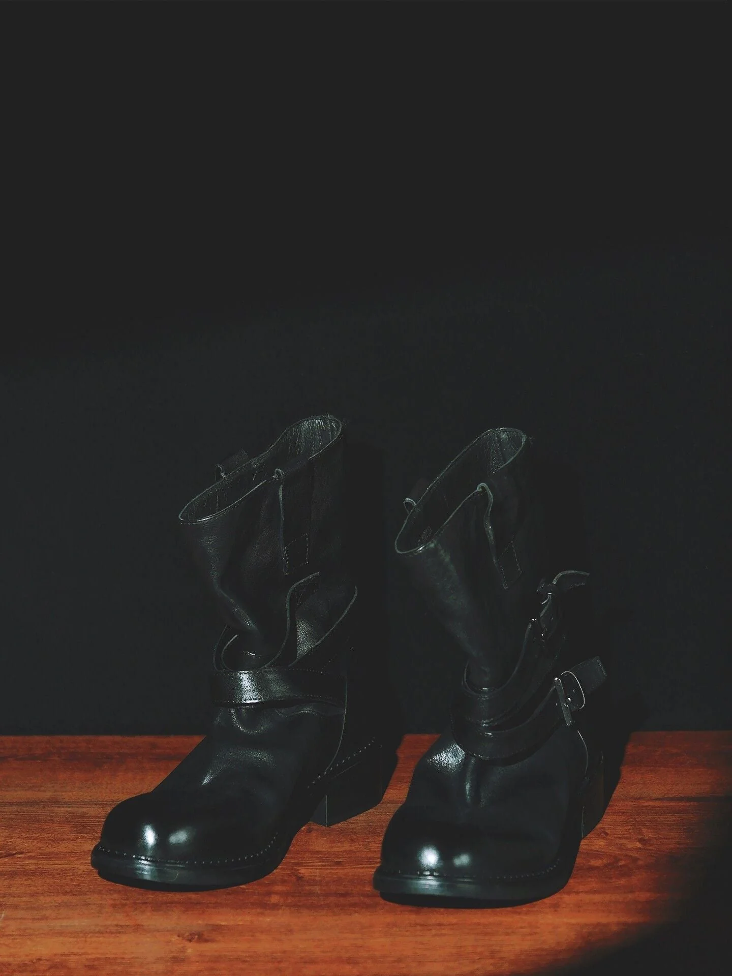 Double Buckle Mid Boots - Image 7