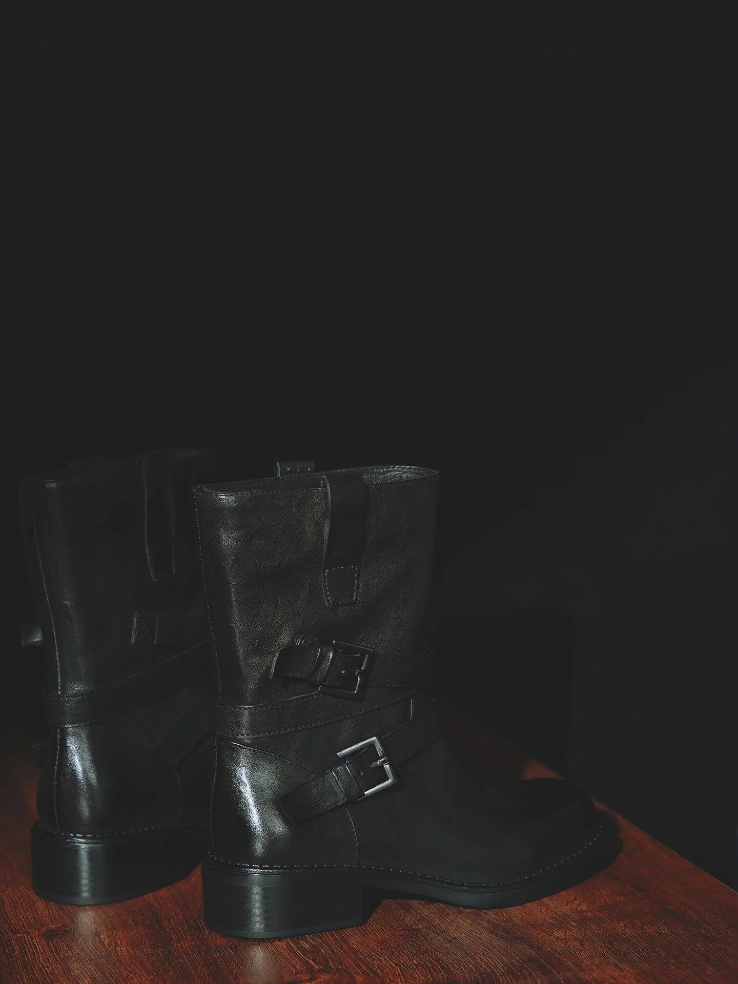 Double Buckle Mid Boots - Image 8