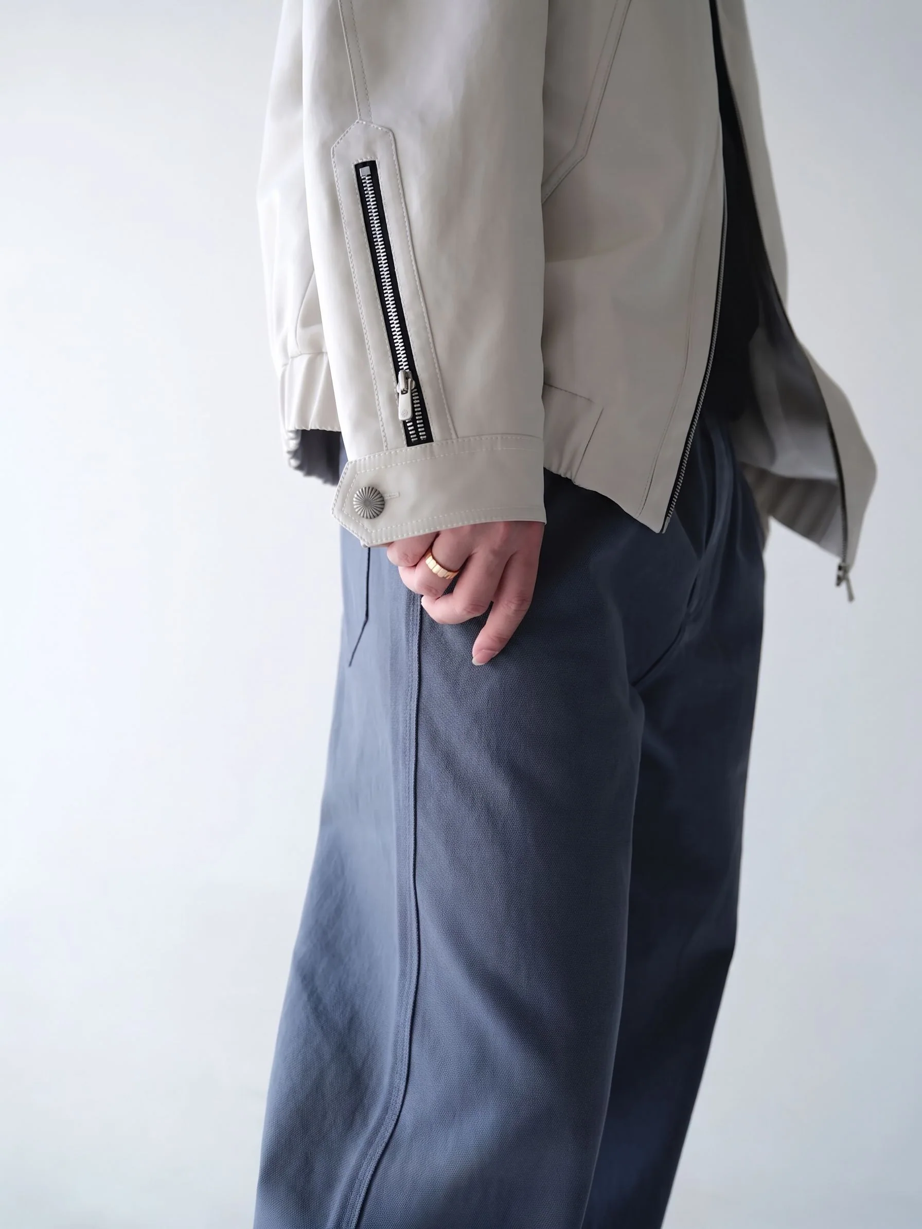 Double-Button Collar Jacket - Image 6