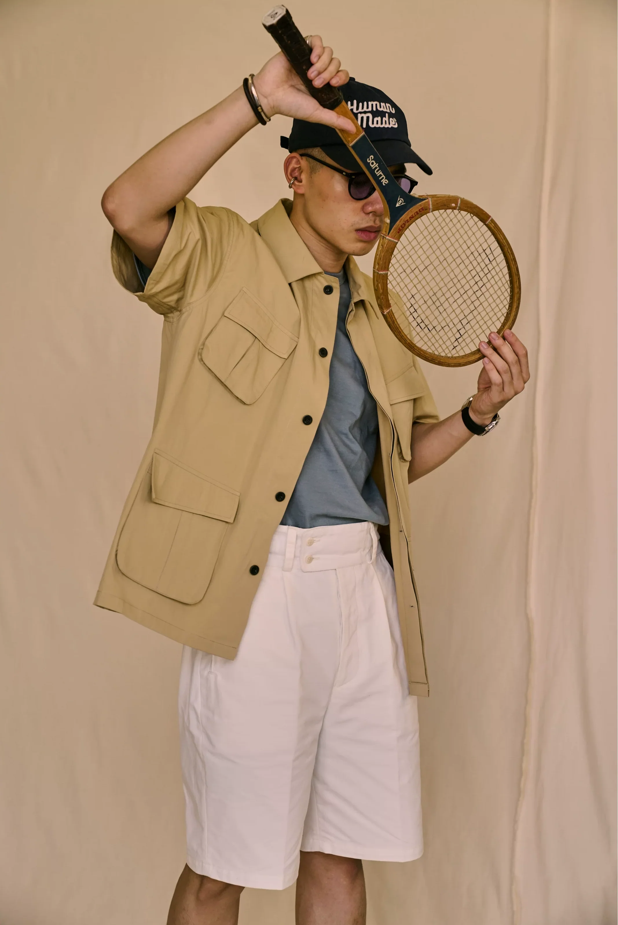 Double-Button Pleated Shorts - Image 5