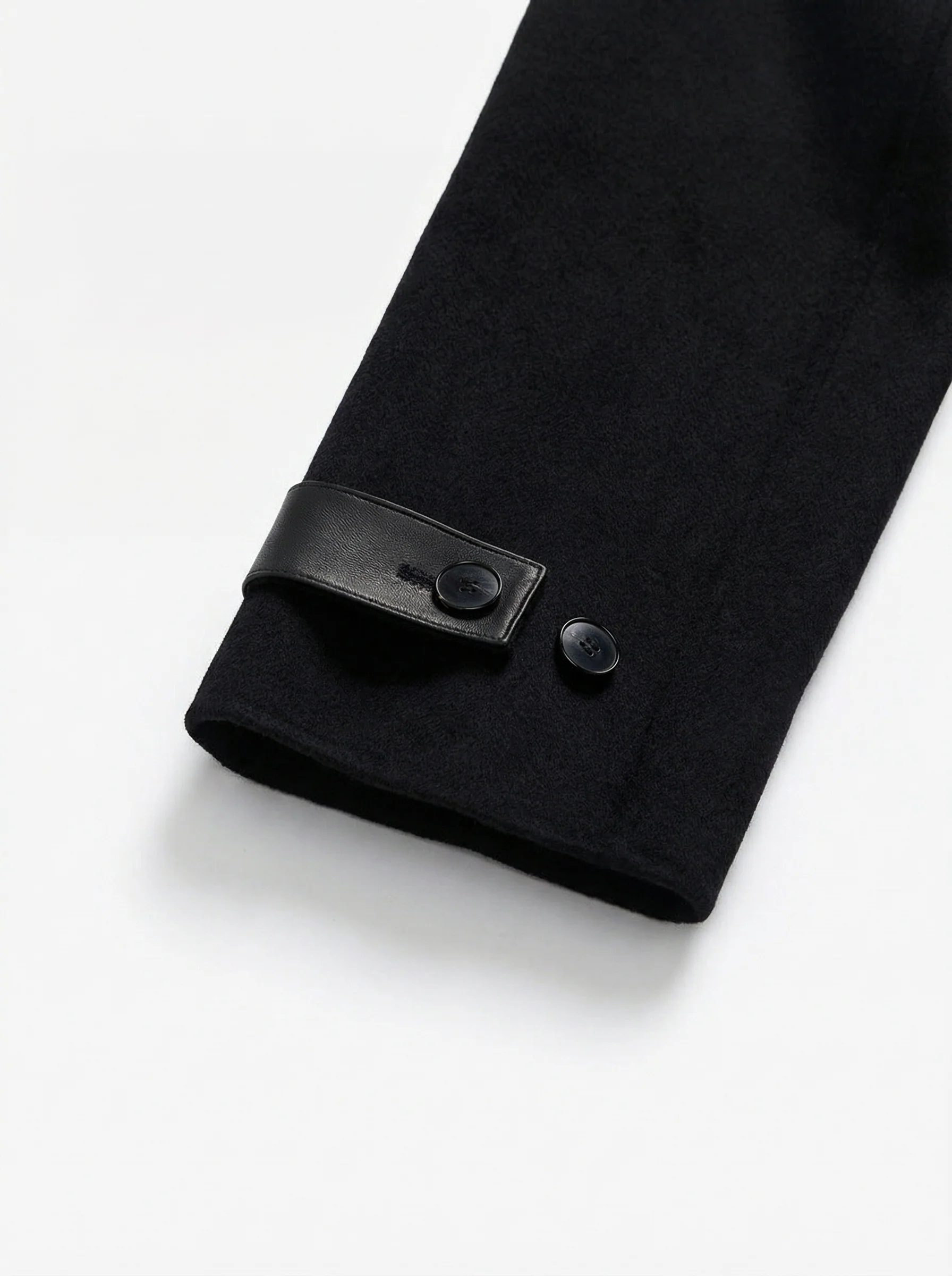 Double-Faced Cashmere Wool Belted Coat - Image 5