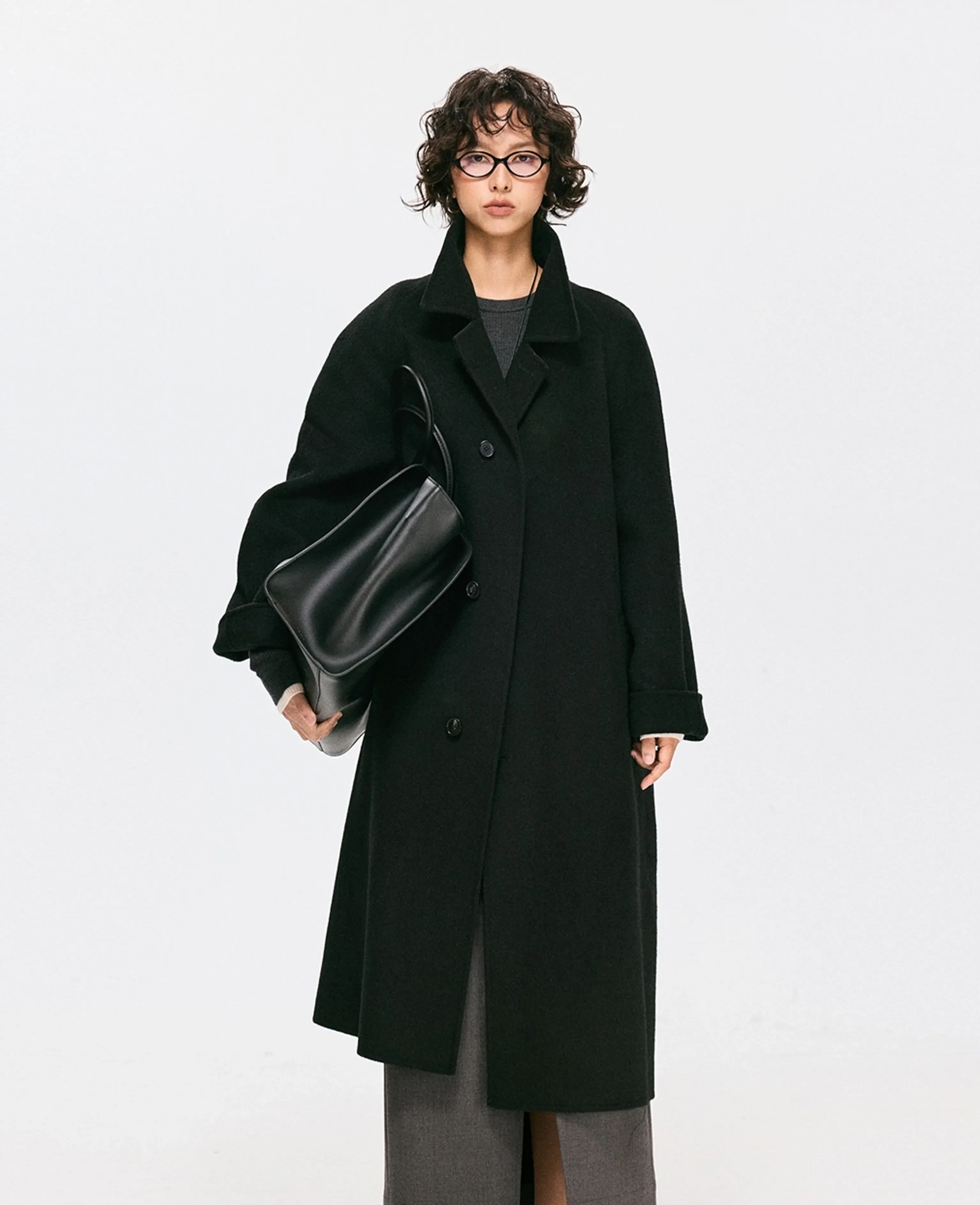 Double-Faced Wool-Cashmere Overcoat - Image 3