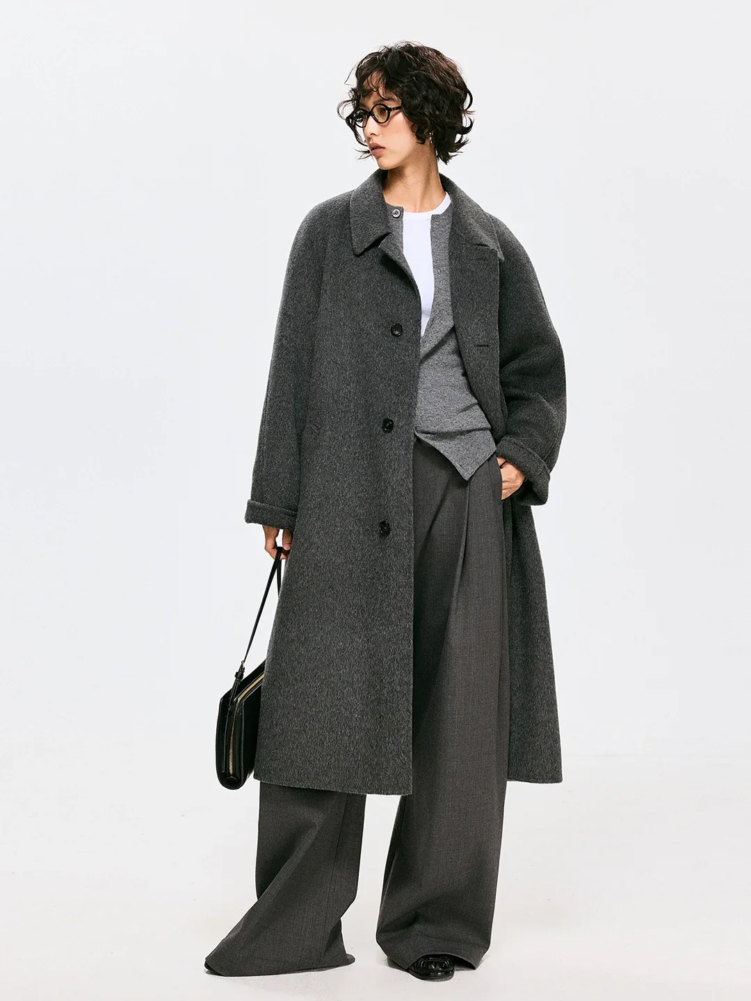 Double-Faced Wool-Cashmere Overcoat - Image 4