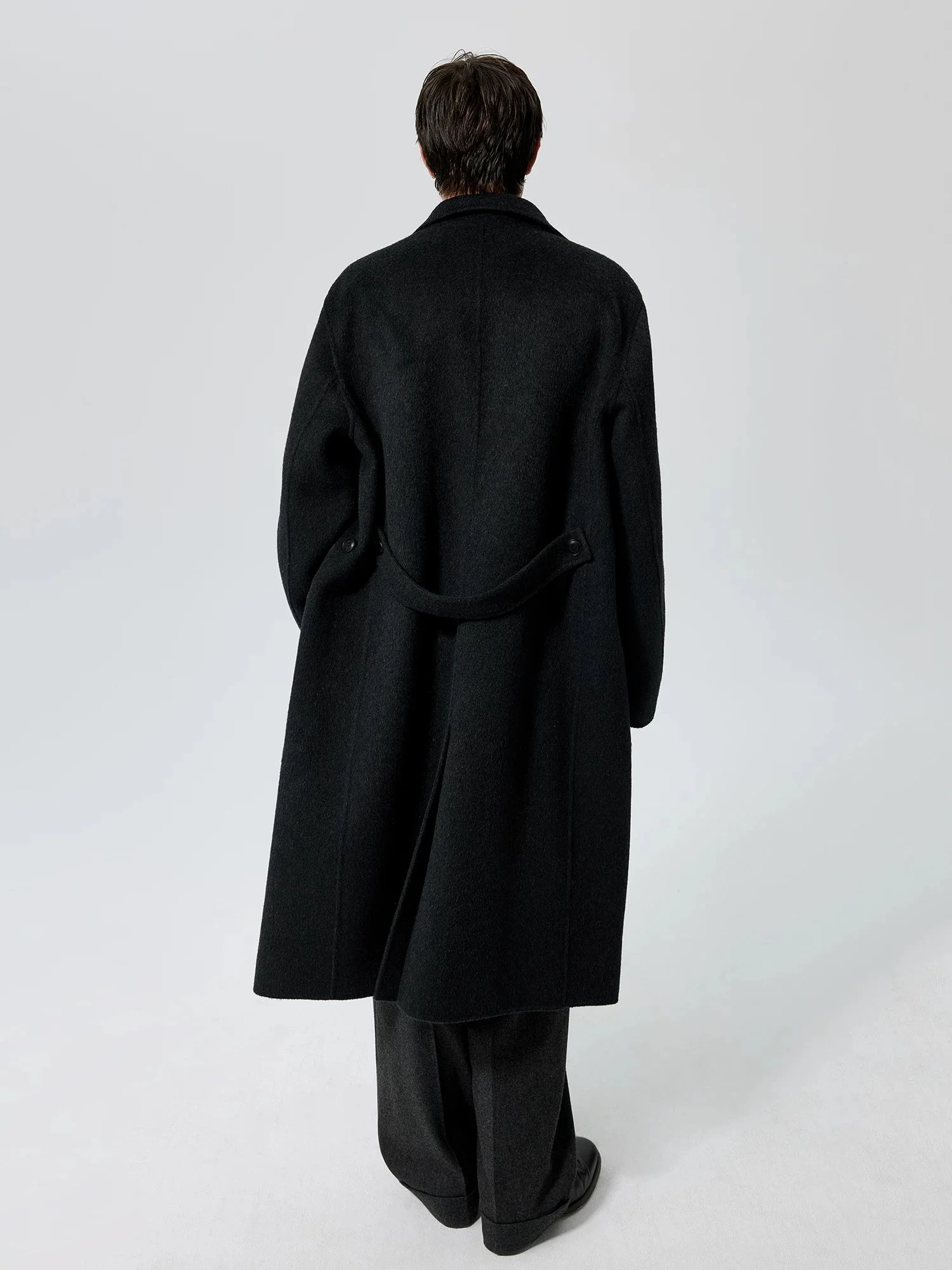 Double-Faced Wool Chester Coat - Image 3