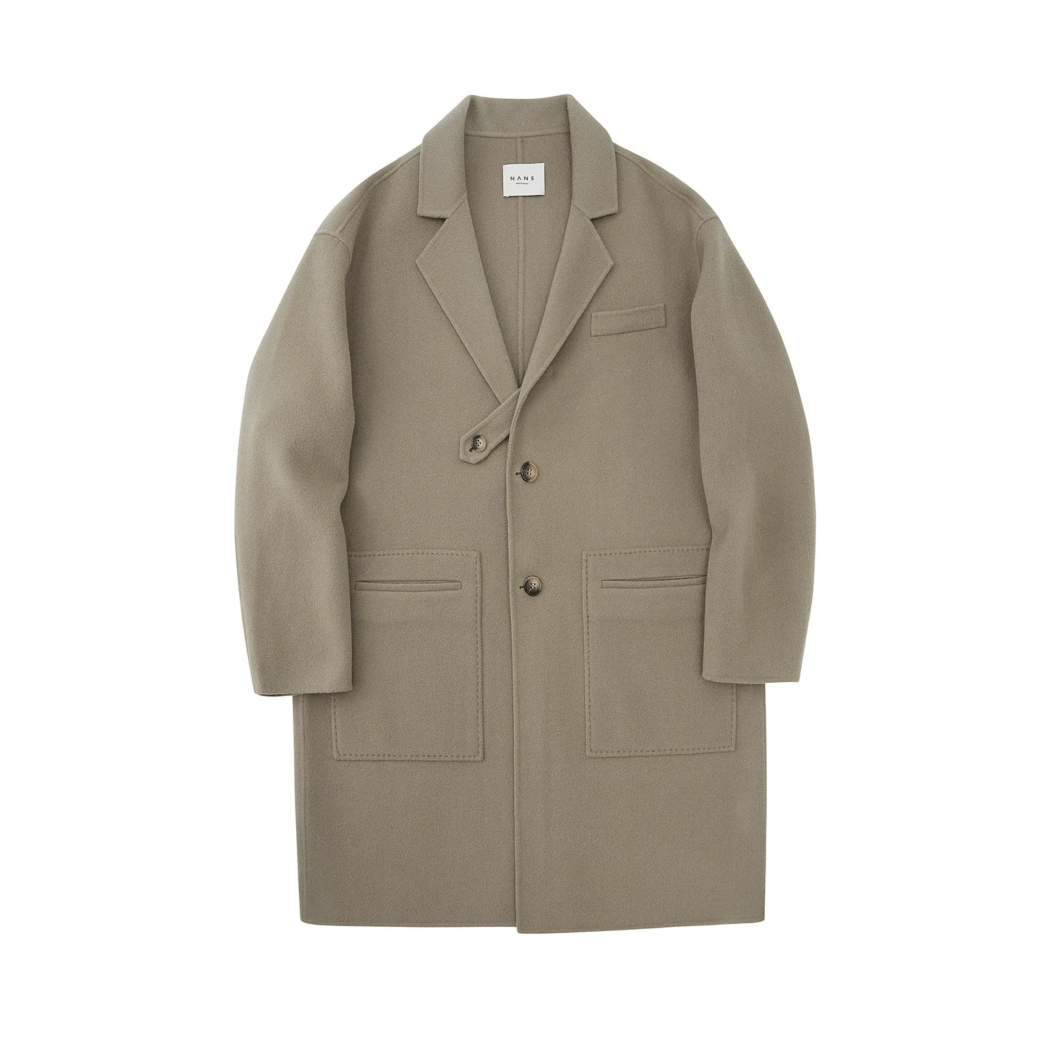 Double-Faced Wool Coat - Image 5