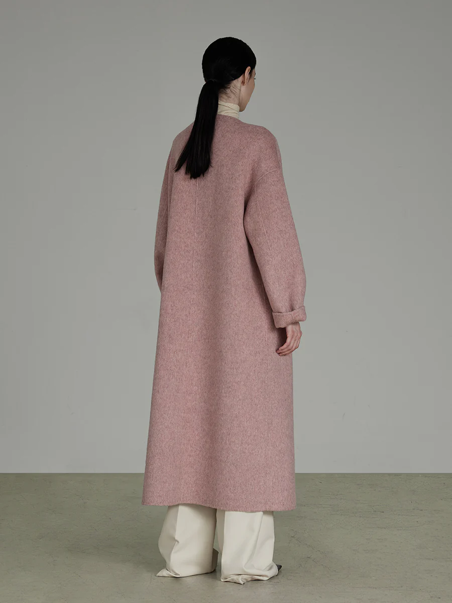 Double-Faced Wool Coat - Image 3