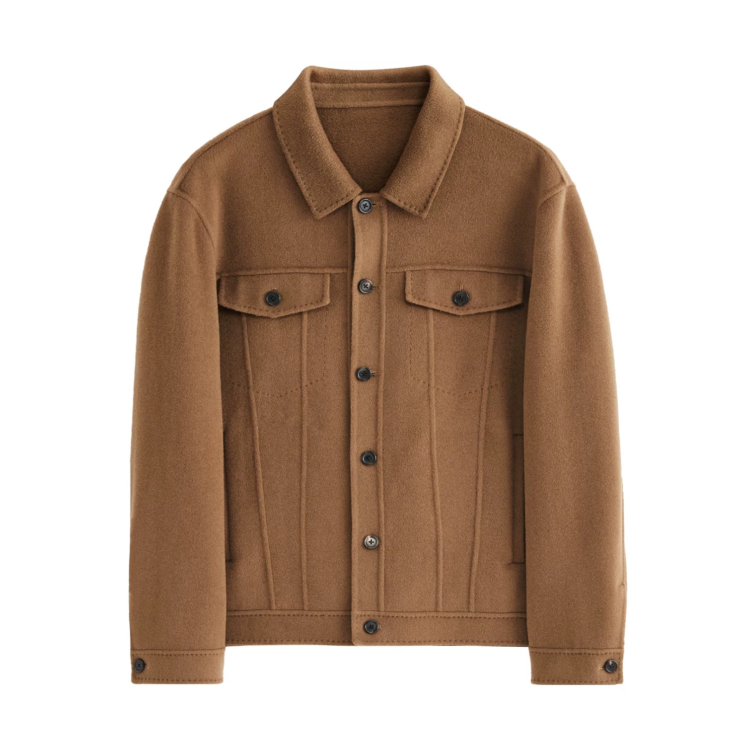 Double-Faced Wool Trucker Jacket - Image 5