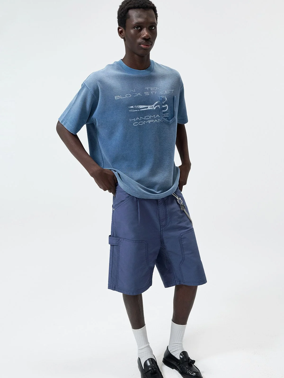 Double Knee Cargo Shorts - Image 4