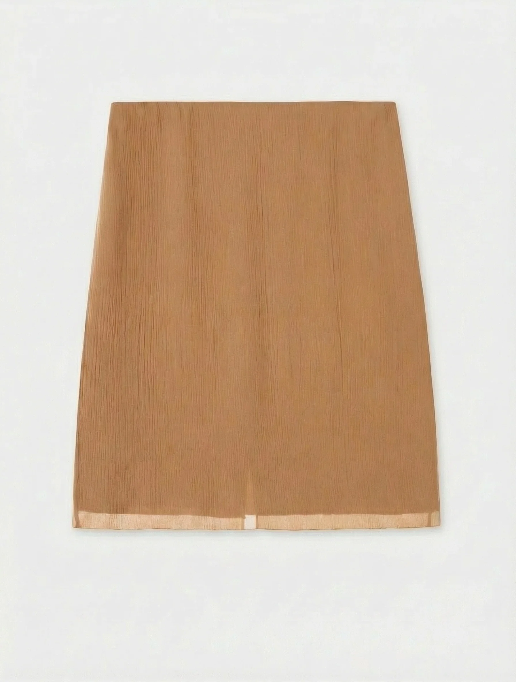 Double-Layer Silk Pleated Skirt - Image 6