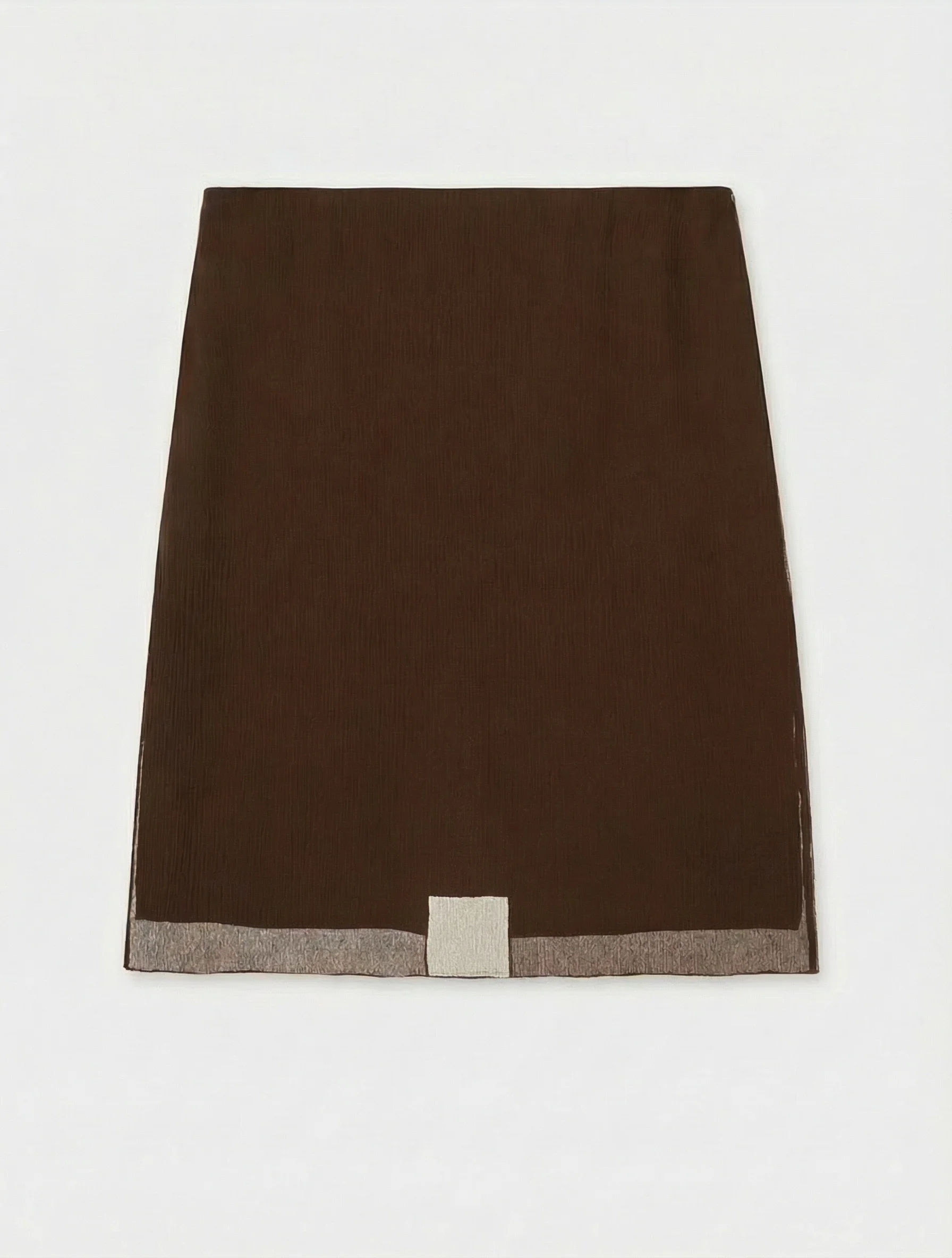 Double-Layer Silk Pleated Skirt - Image 8