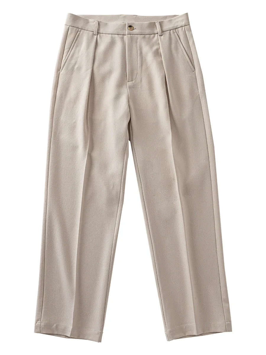 Double-Pleat Tapered Suit Trousers - Image 6