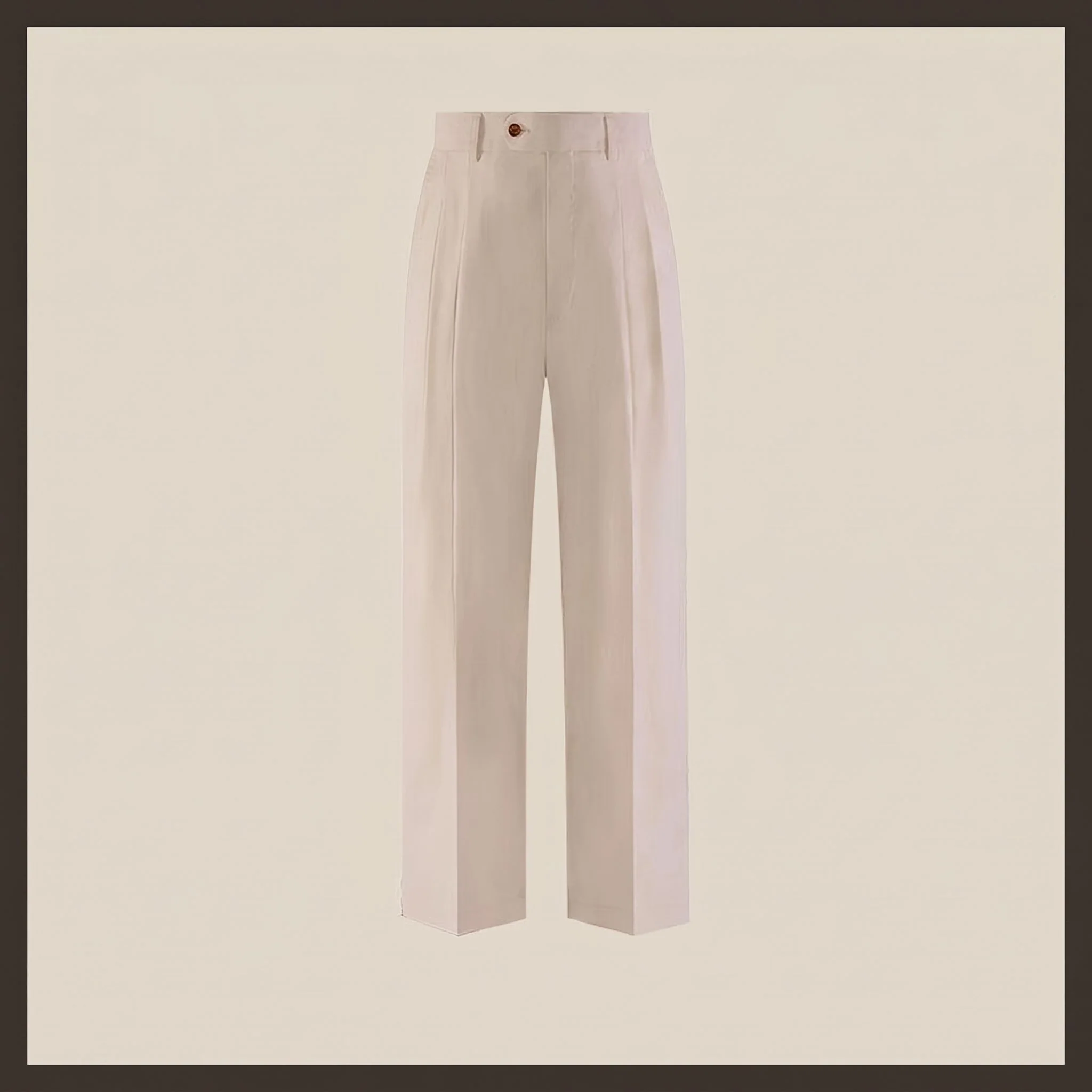 Double Pleat Trousers - Image 6