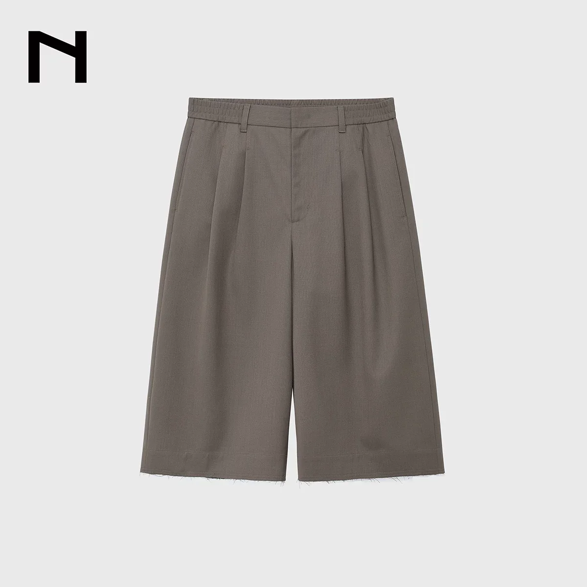 Double-Pleated Merino Wool Trousers - Image 8