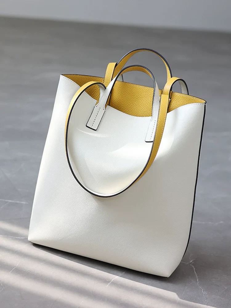Double-Sided Cowhide Tote - Image 25