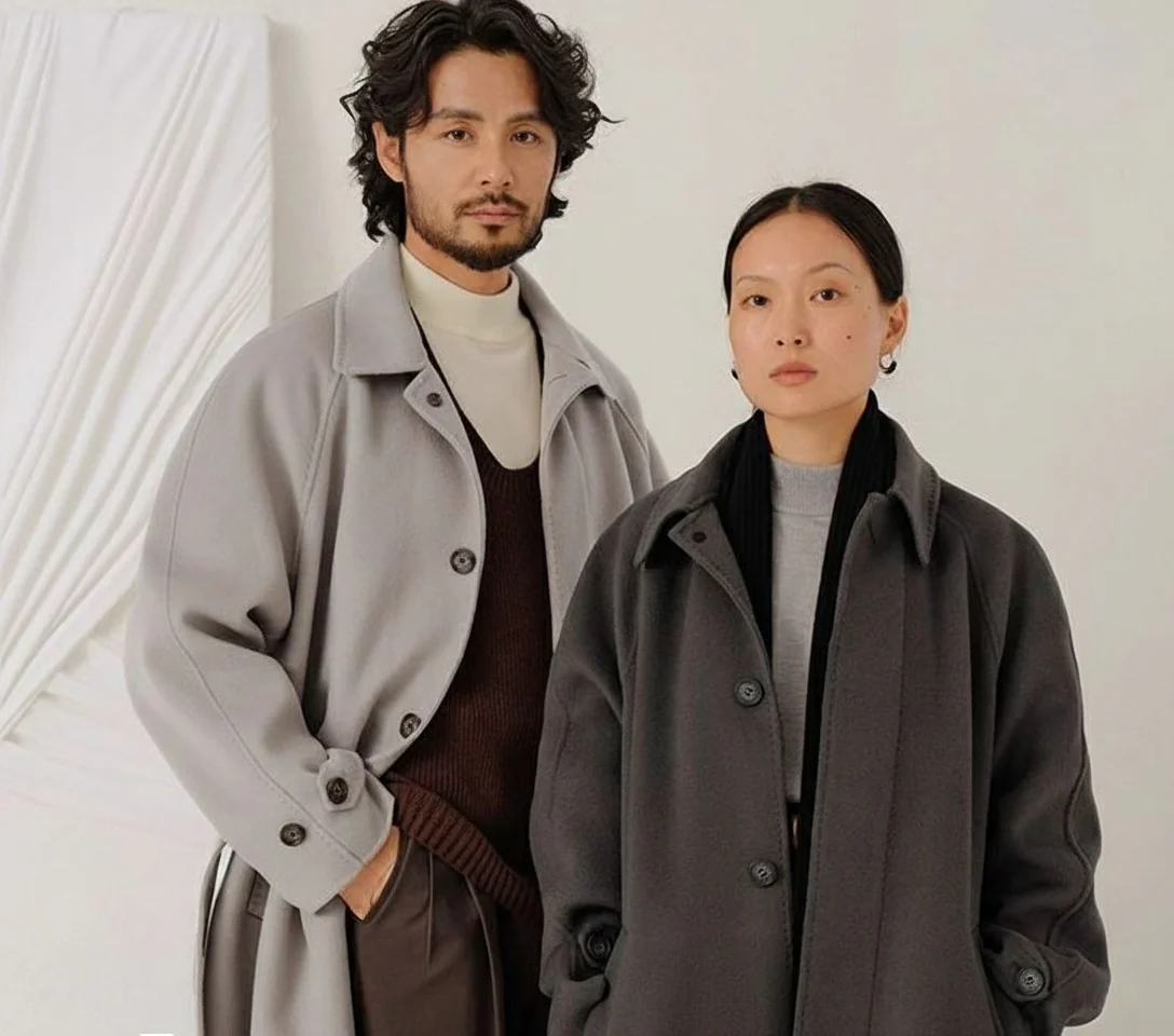 Double-Sided Wool Overcoat