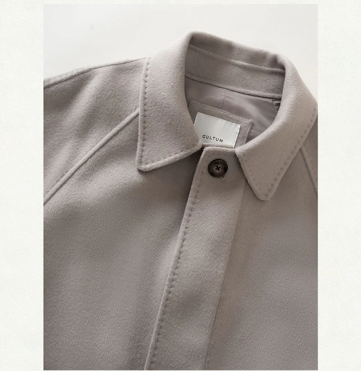 Double-Sided Wool Overcoat - Image 9