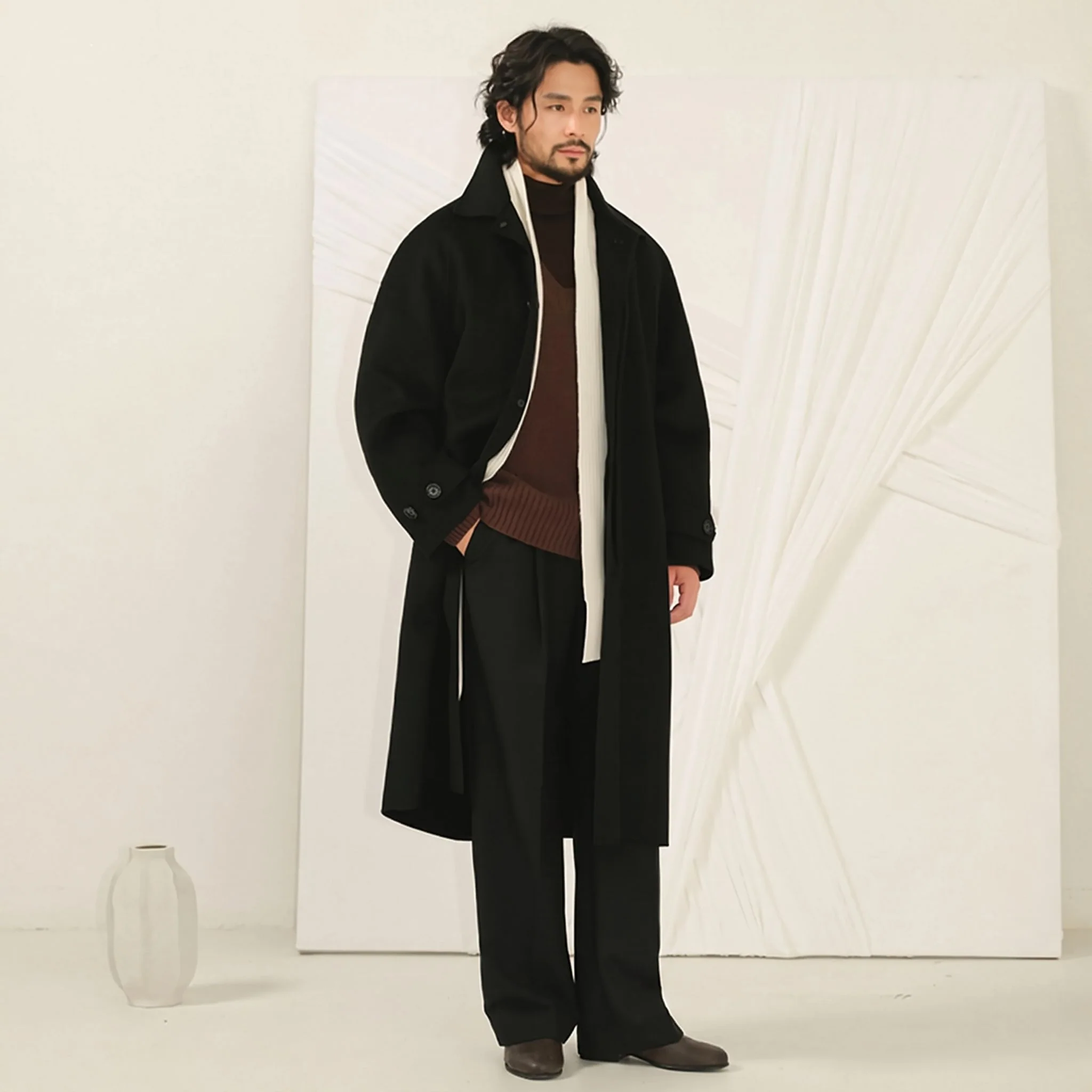 Double-Sided Wool Overcoat - Image 2