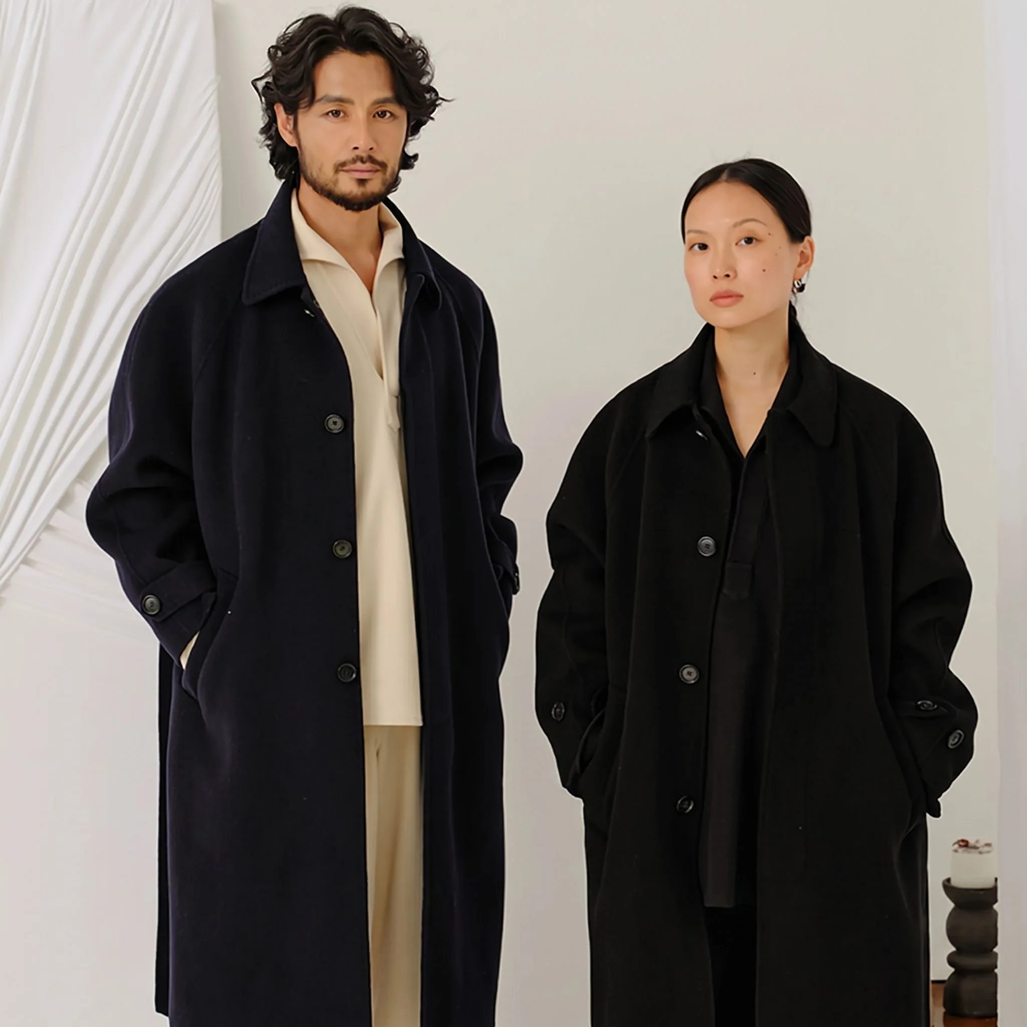 Double-Sided Wool Overcoat - Image 3