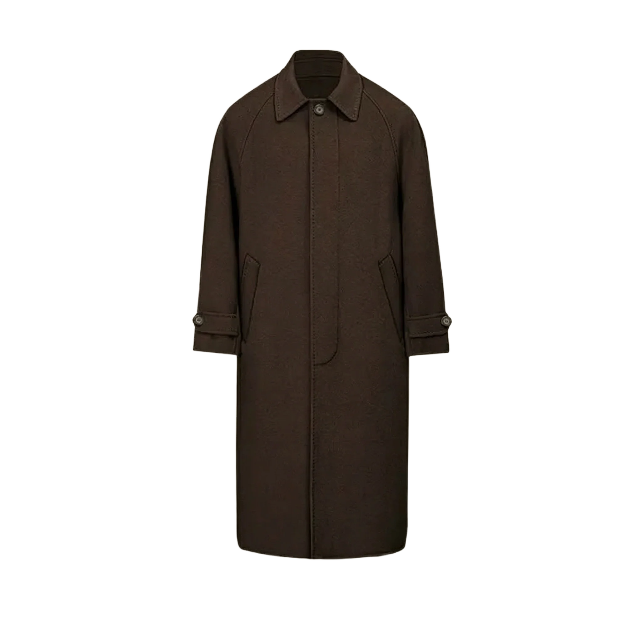 Double-Sided Wool Overcoat - Image 6