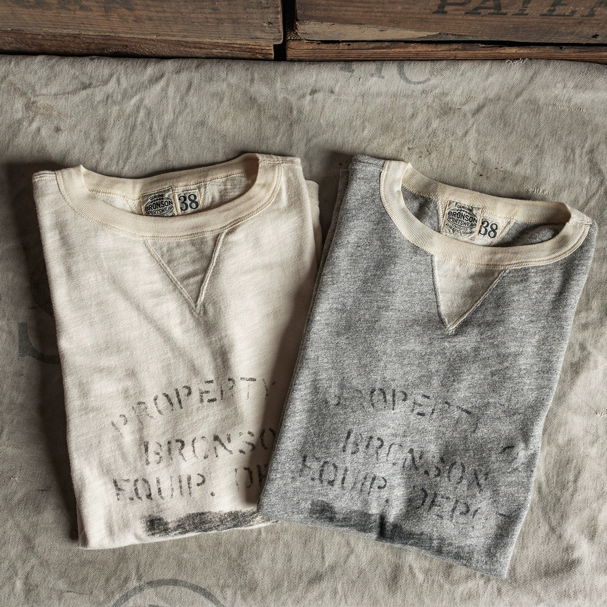 Double V Vintage Crew Tee - Image 9