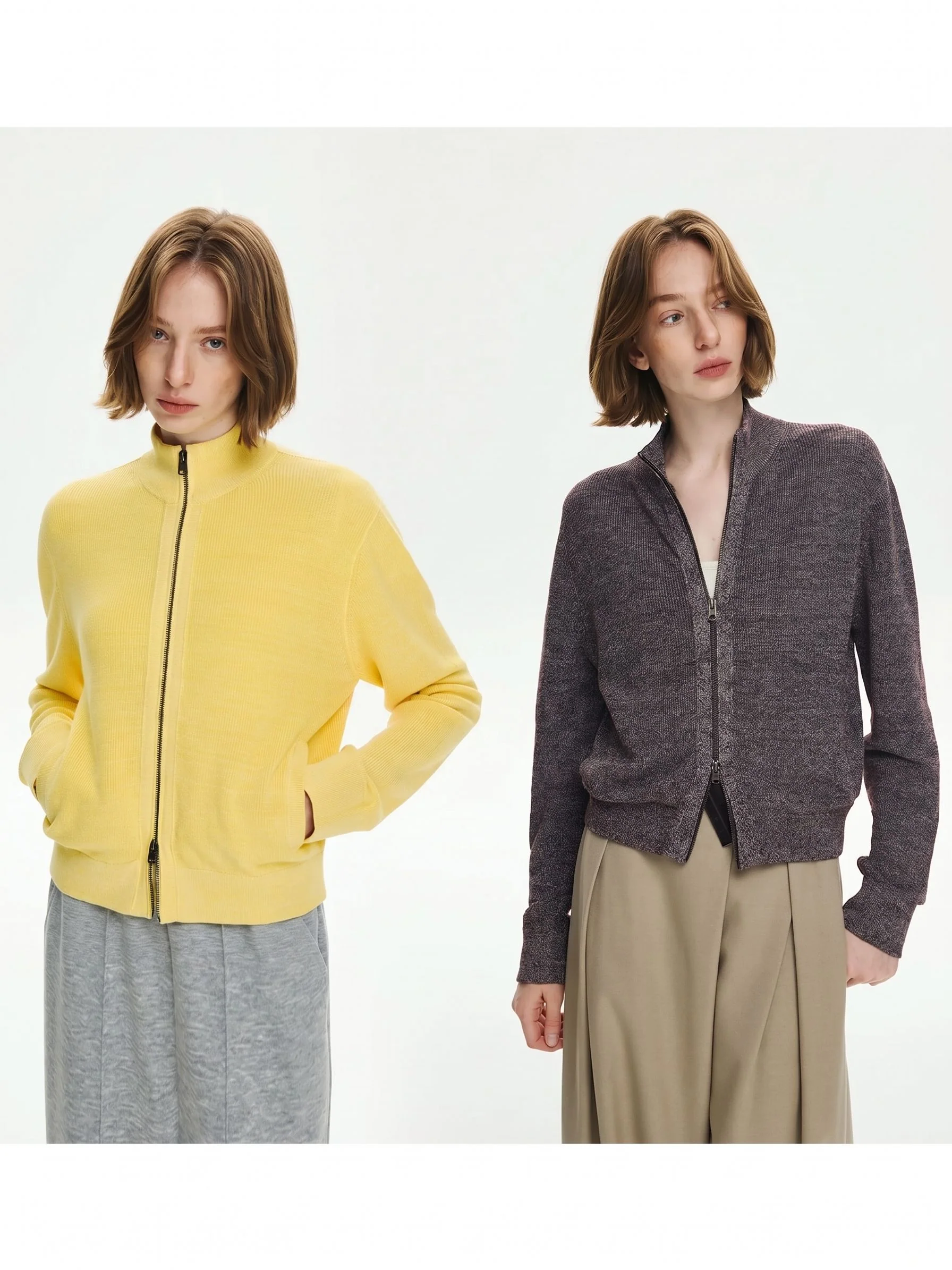 Double Zip Cardigan