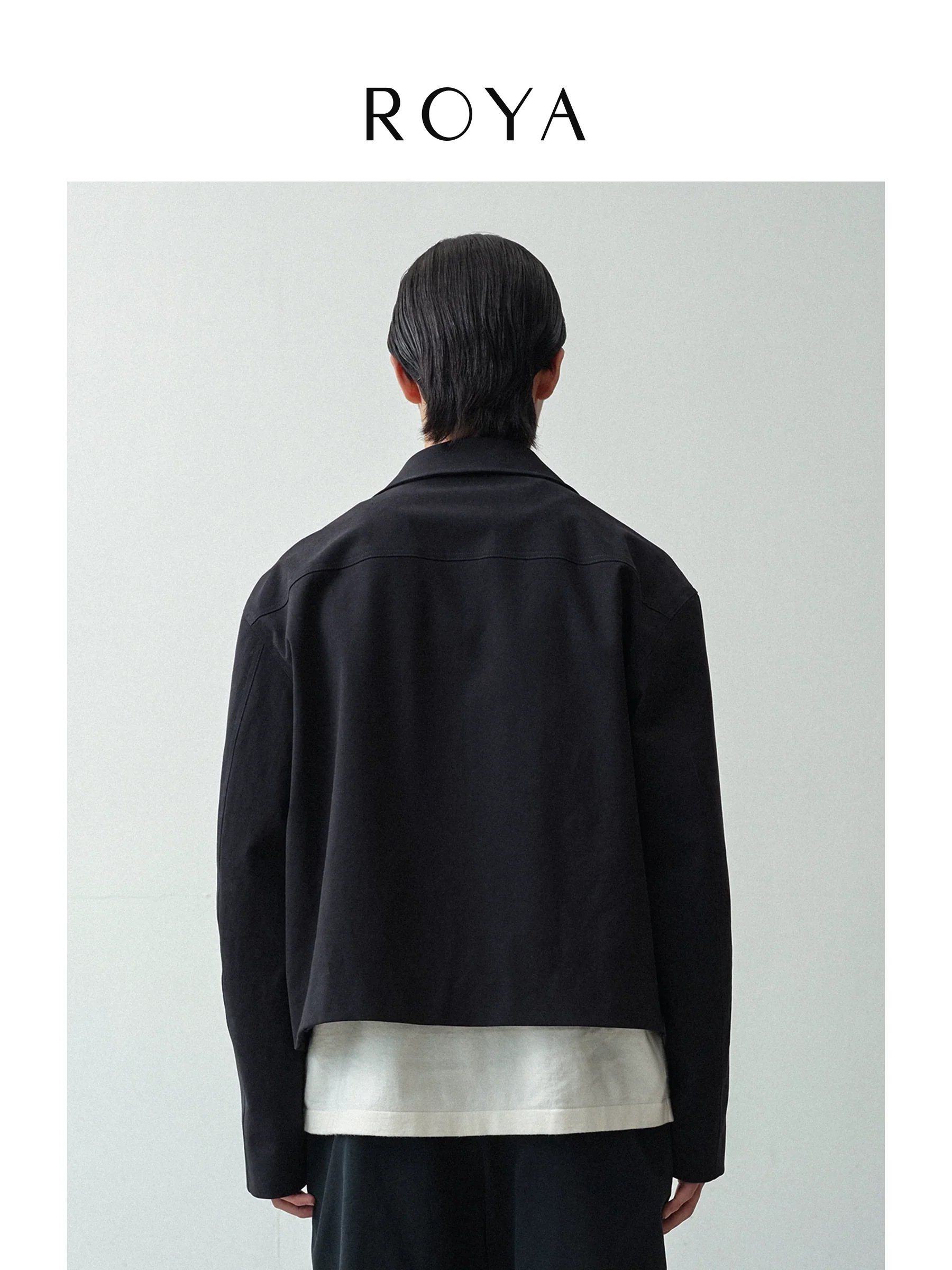 Double-Zip Cotton Twill Jacket - Image 3