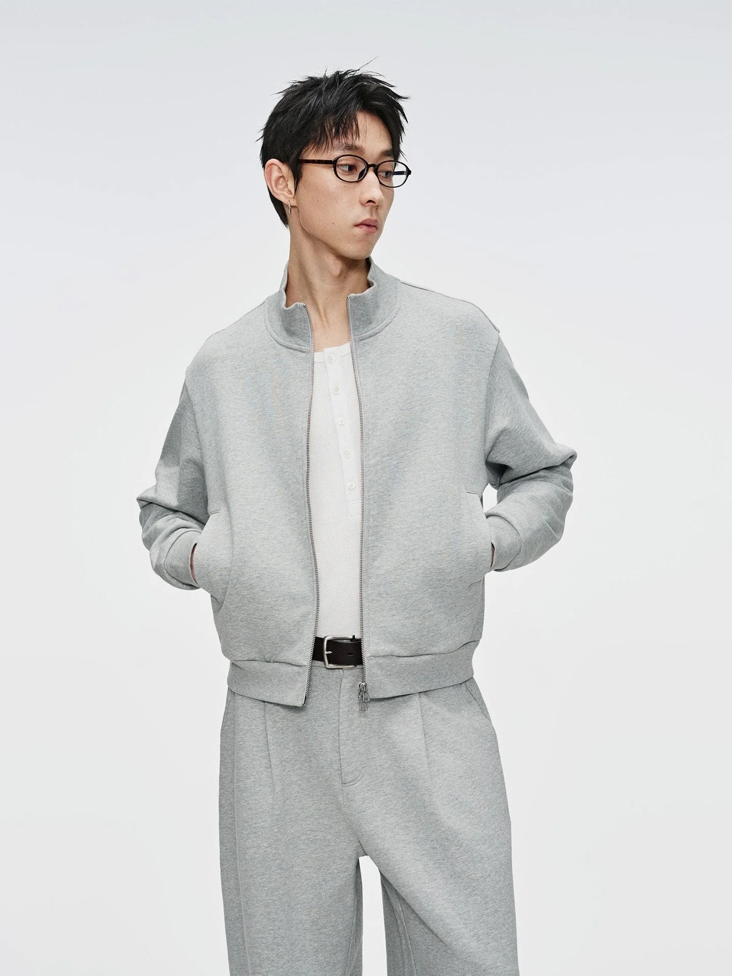 Double-Zip Sweat Jacket - Image 3