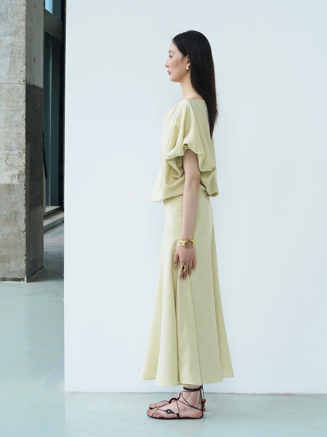 Draped Boatneck Dress - Image 5