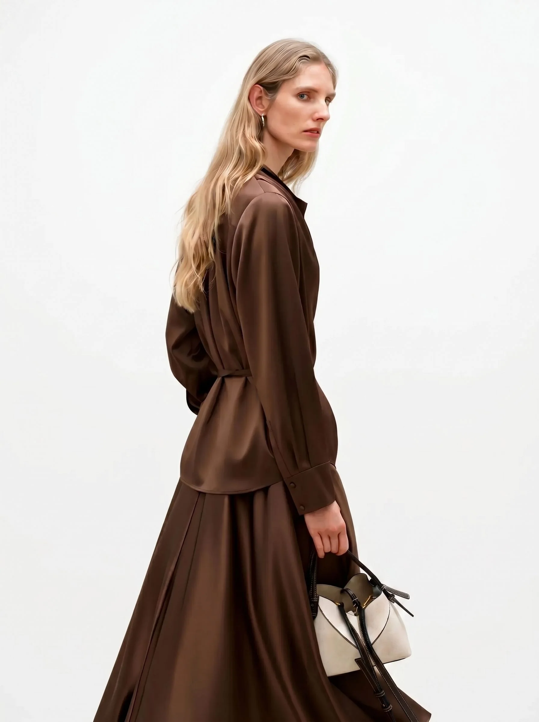 Draped Button Blouse - Image 3