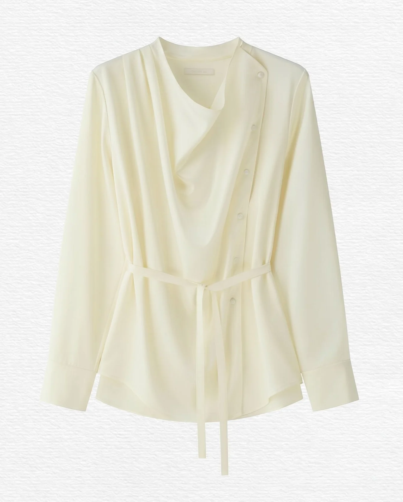 Draped Button Blouse - Image 7
