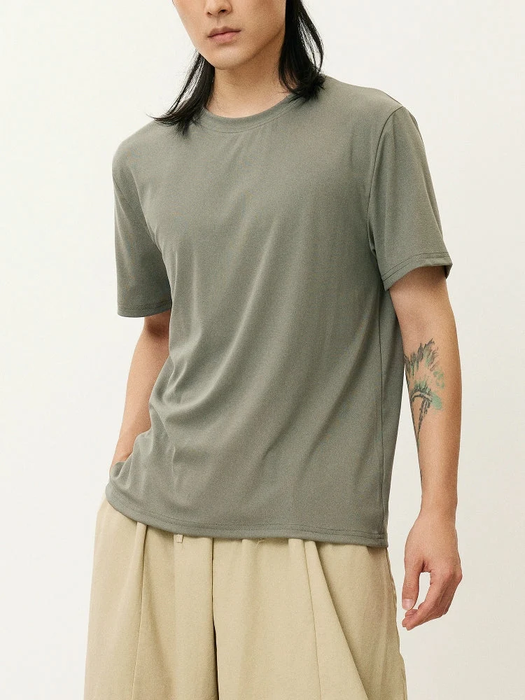 Draped Crewneck T-Shirt - Image 2