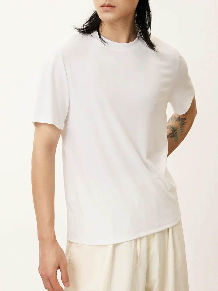 Draped Crewneck T-Shirt - Image 3