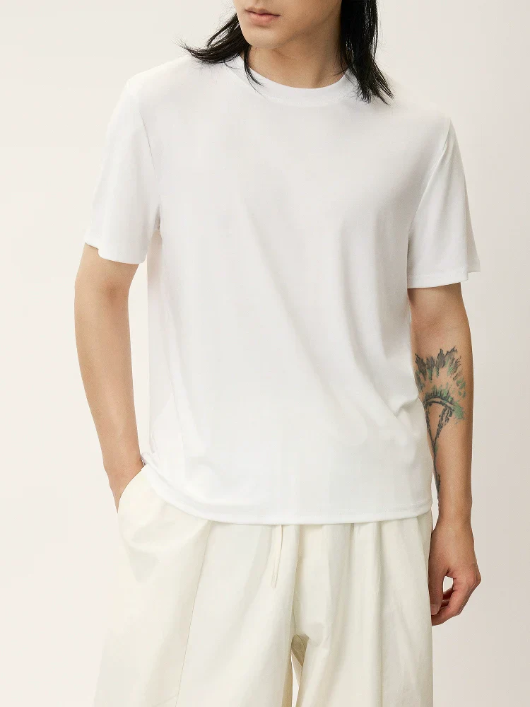 Draped Crewneck T-Shirt - Image 4