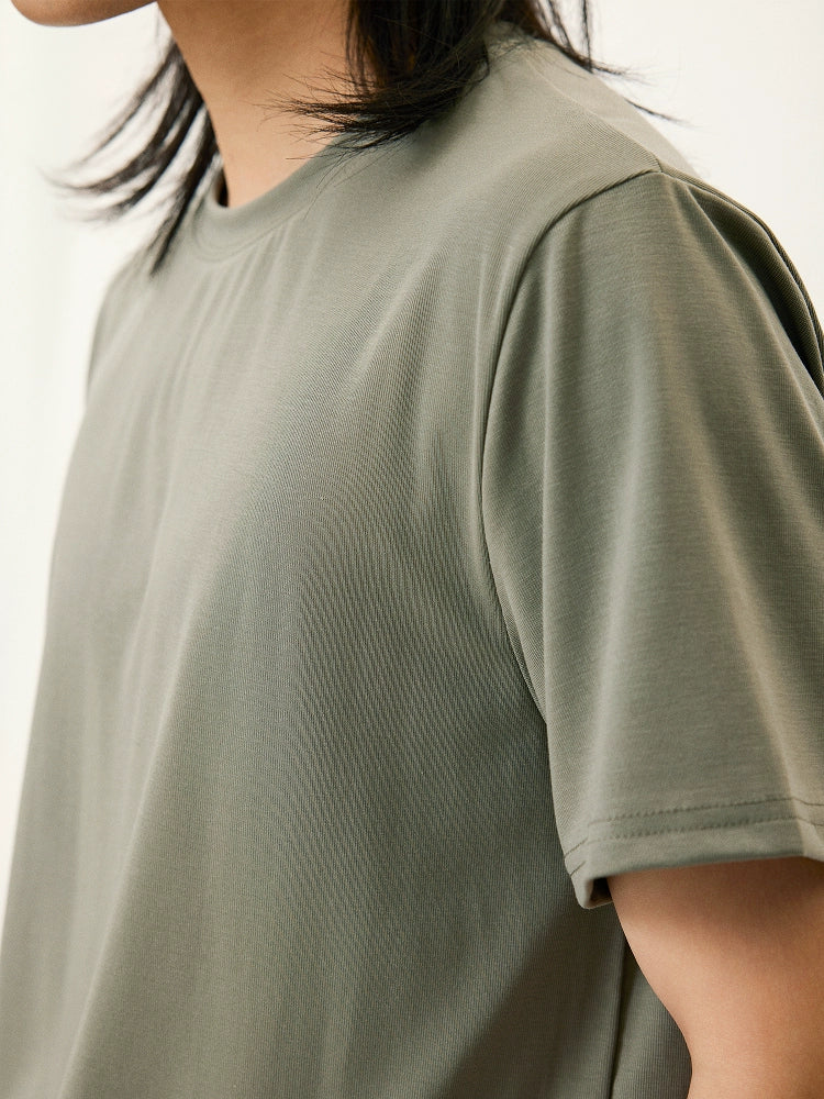 Draped Crewneck T-Shirt - Image 7