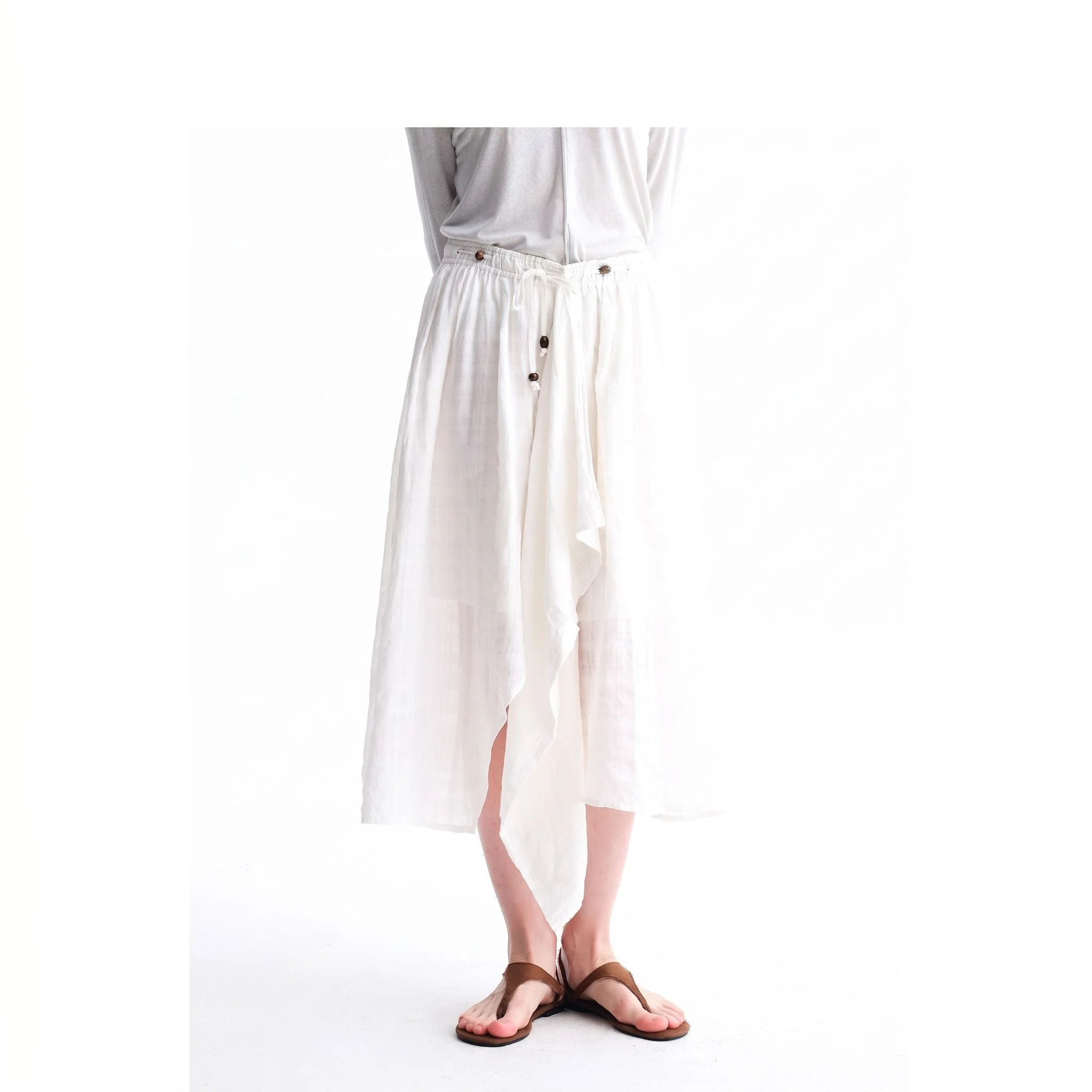 Draped Drawstring Skirt - Image 6