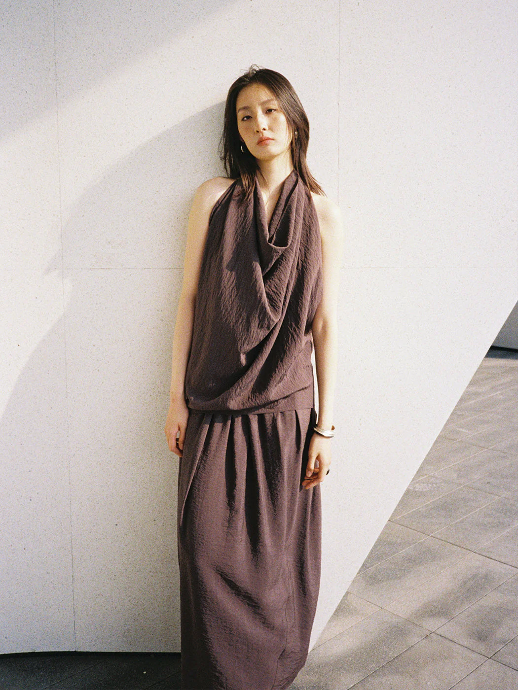 Draped Halter Top
