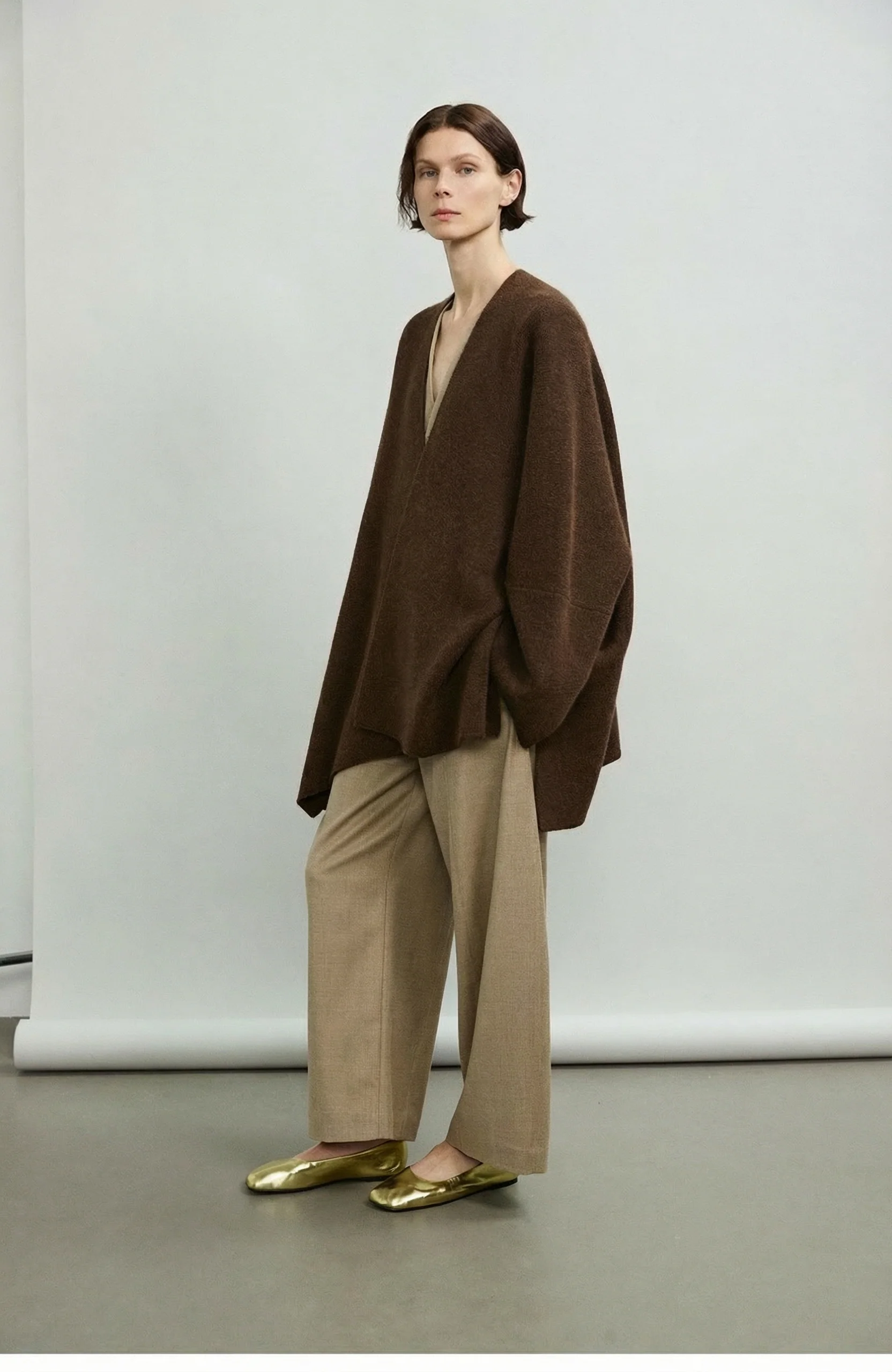 Draped Knit Cardigan - Image 4