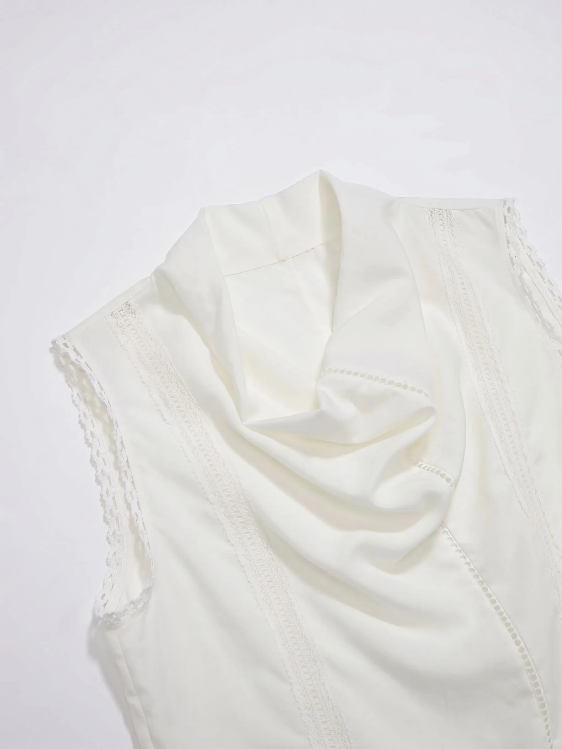 Draped Lace Top