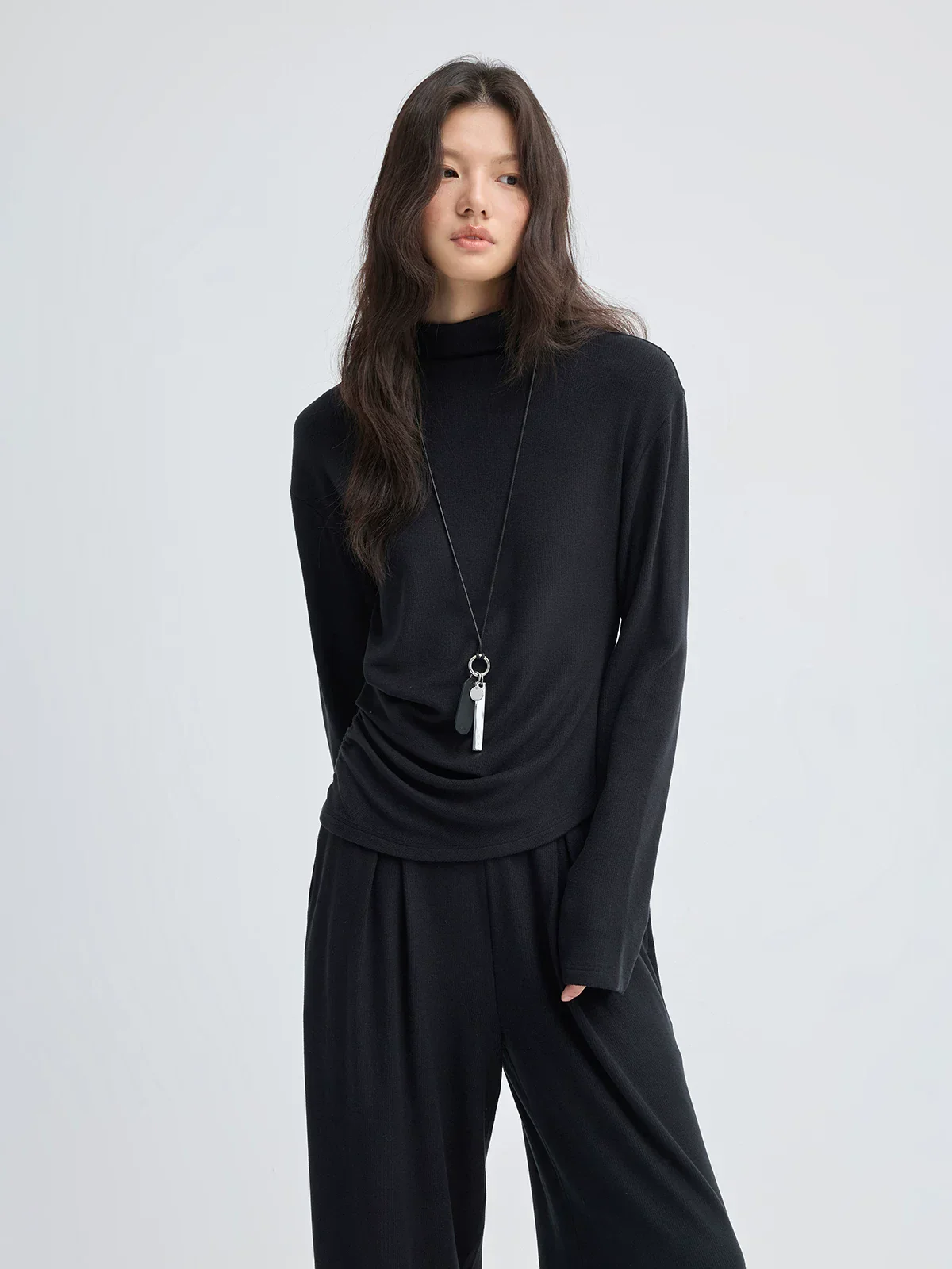Draped Mockneck Set - Image 3